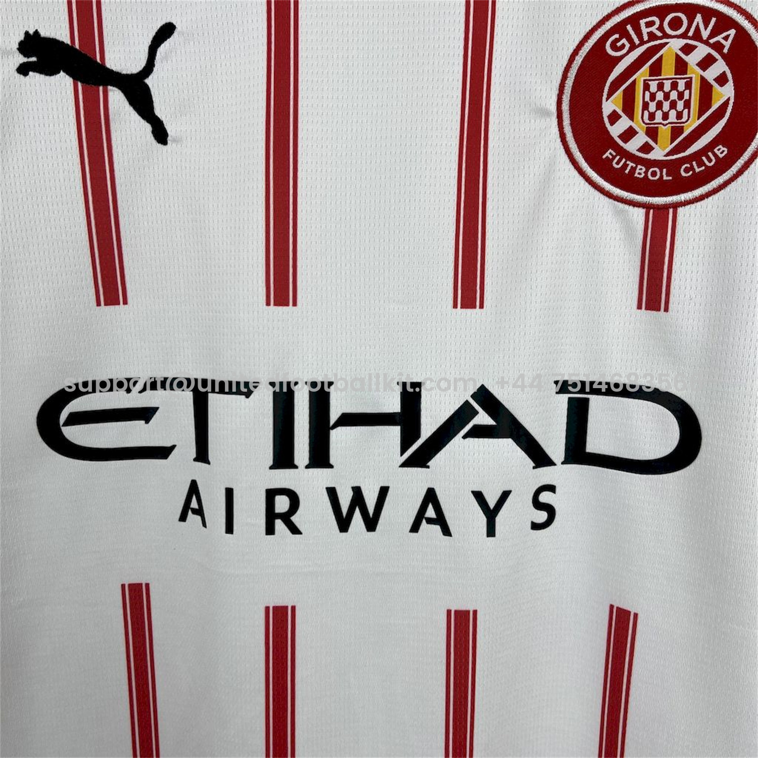 Unitedfootballkit.com | Girona 25-26 Home Jersey - Fans Version -Customize Name, Number and Patch | Worldwide Shipping
