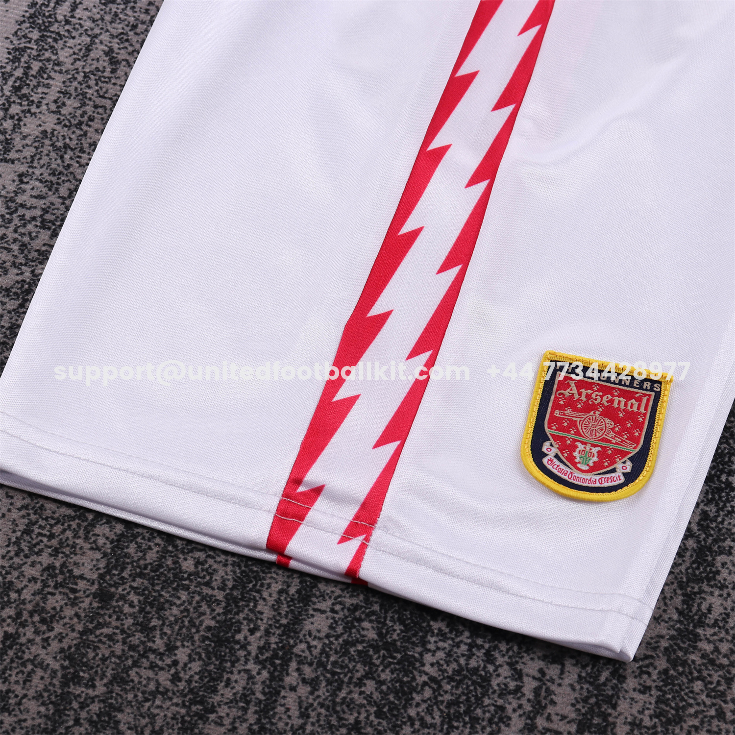 Unitedfootballkit.com | Retro Arsenal 1994-95 Home Kids Kit -Customize Name, Number and Patch | Worldwide Shipping