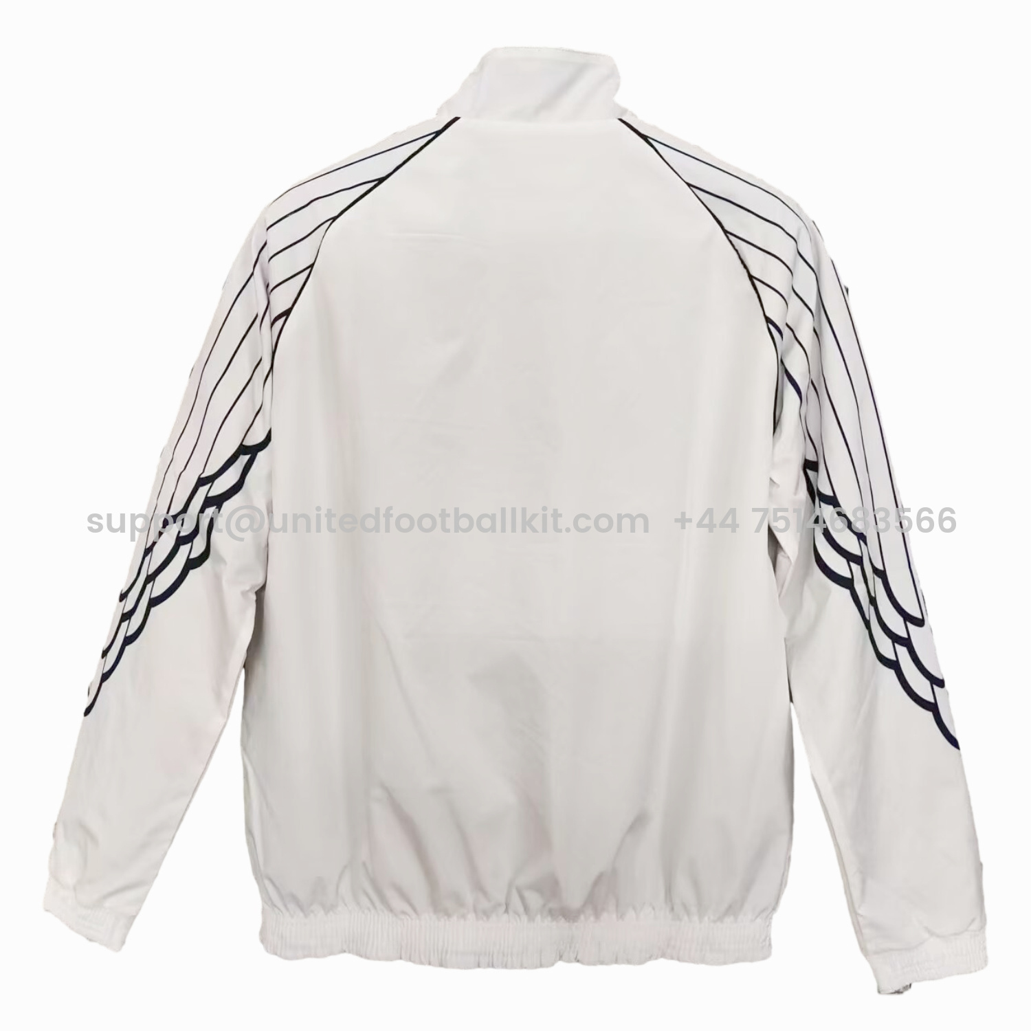 Unitedfootballkit.com | Paris Saint-Germain PSG 24-25 Wings Double Sided Reversible Windbreaker - White & Blue -Customize Name, Number and Patch | Worldwide Shipping
