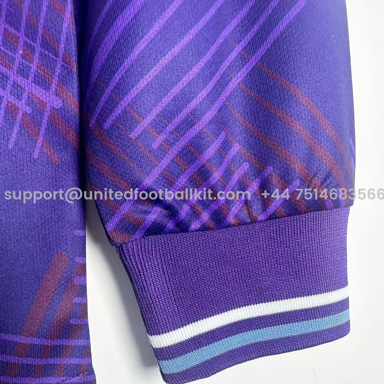 Unitedfootballkit.com | Retro Fiorentina 1992-93 Home Long Sleeve Jersey -Customize Name, Number and Patch | Worldwide Shipping
