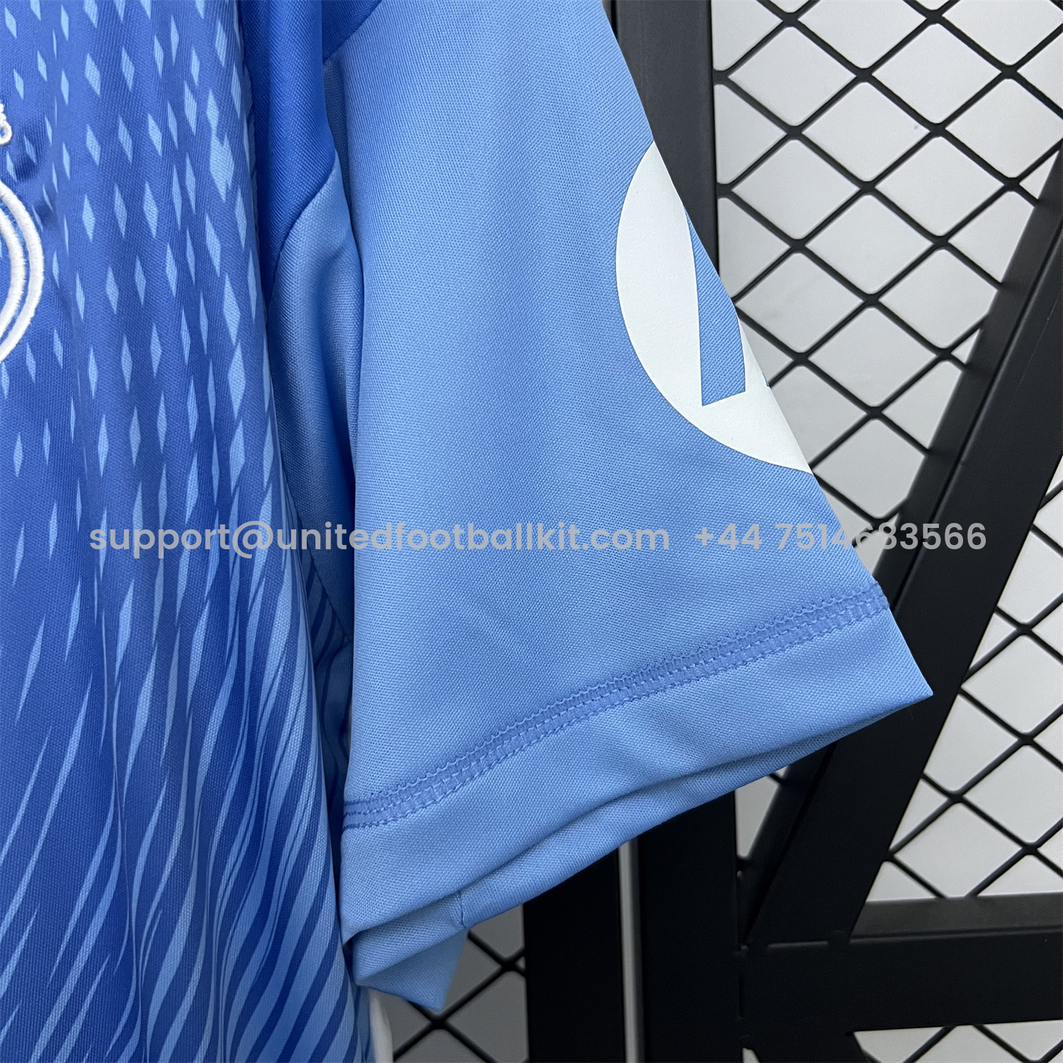 Unitedfootballkit.com | Real Madrid 25-26 Blue Goalkeeper Jersey - Fans Version -Customize Name, Number and Patch | Worldwide Shipping
