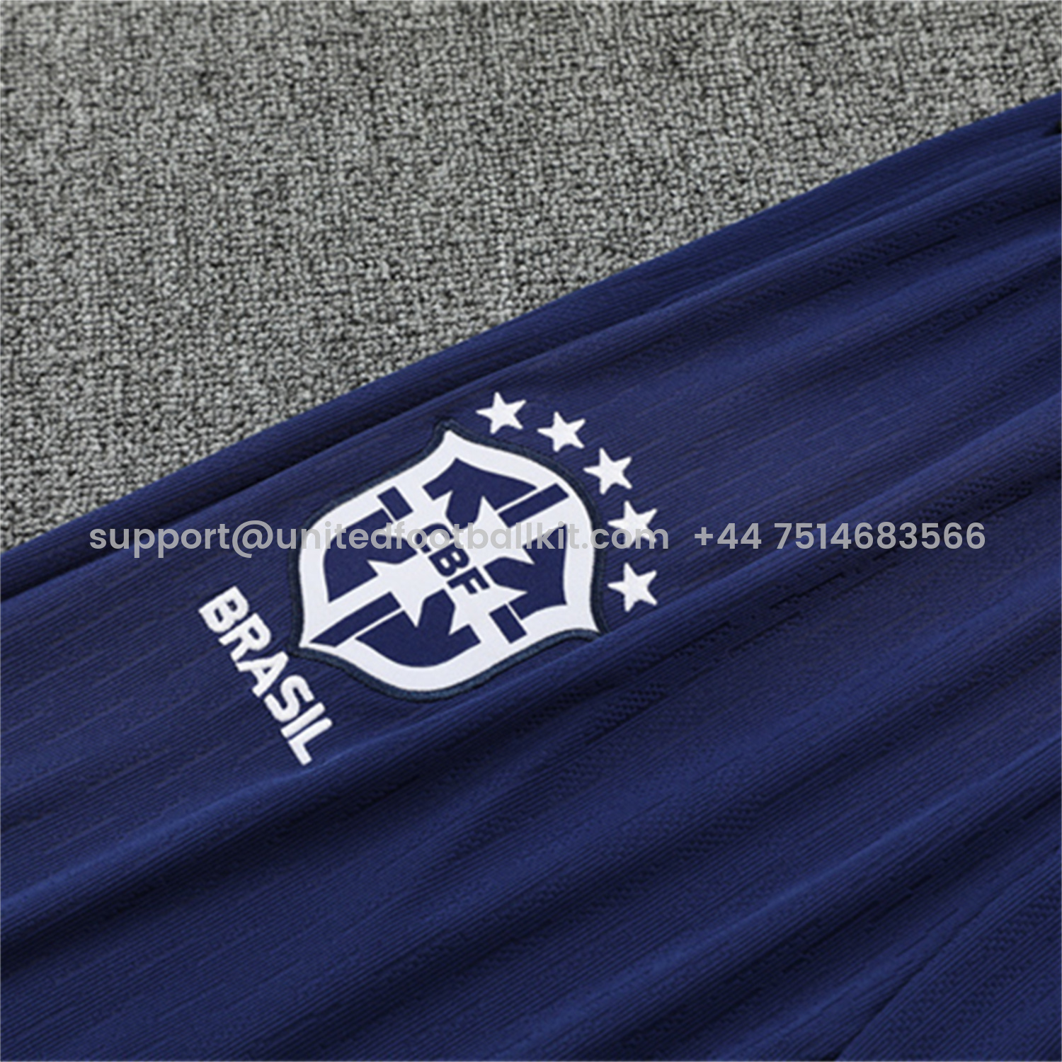 Unitedfootballkit.com | Brazil 25-26 Long Sleeve Training Set - Colorful Camouflage Top & Royal Blue Pants -Customize Name, Number and Patch | Worldwide Shipping