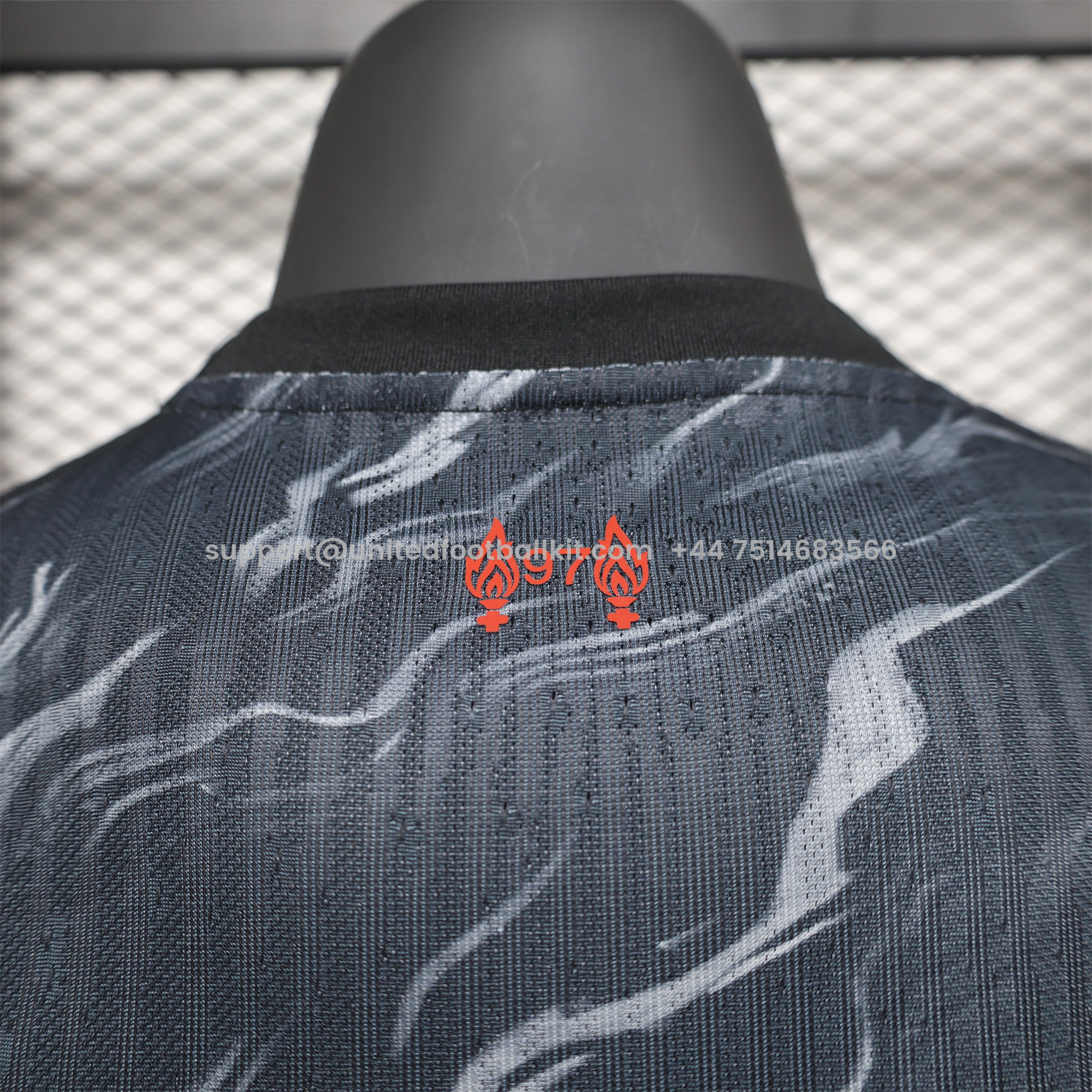 Unitedfootballkit.com | Liver.pool 24-25 Red and Black Phoenix Jersey - Player Version -Customize Name, Number and Patch | Worldwide Shipping