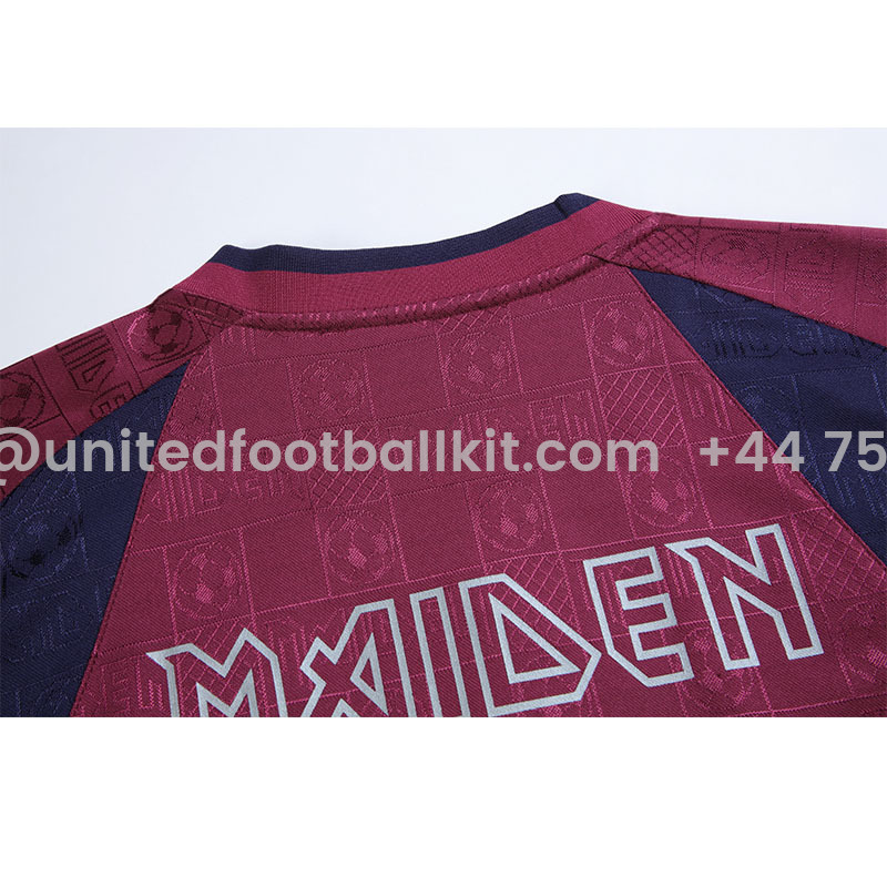 Unitedfootballkit.com | Retro Iron Maiden 2010 Away Jersey -Customize Name, Number and Patch | Worldwide Shipping