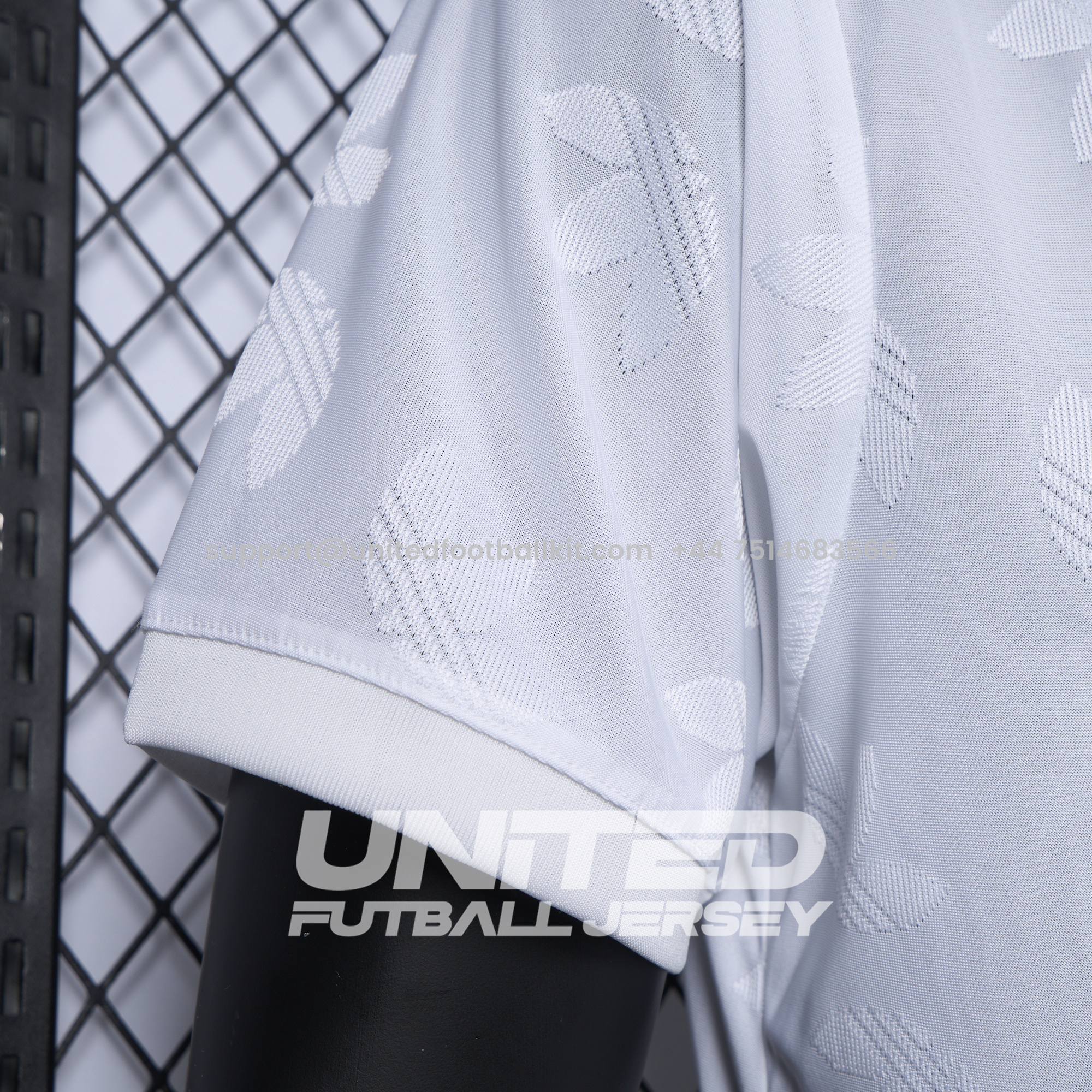 Unitedfootballkit.com | Real Madrid 24-25 Trefoil White Jersey - Player Version -Customize Name, Number and Patch | Worldwide Shipping