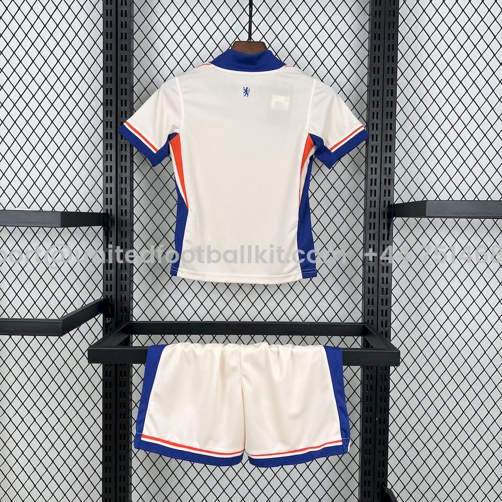 Unitedfootballkit.com | C.H.E.L.S.E.A 24-25 Away Kids Kit -Customize Name, Number and Patch | Worldwide Shipping