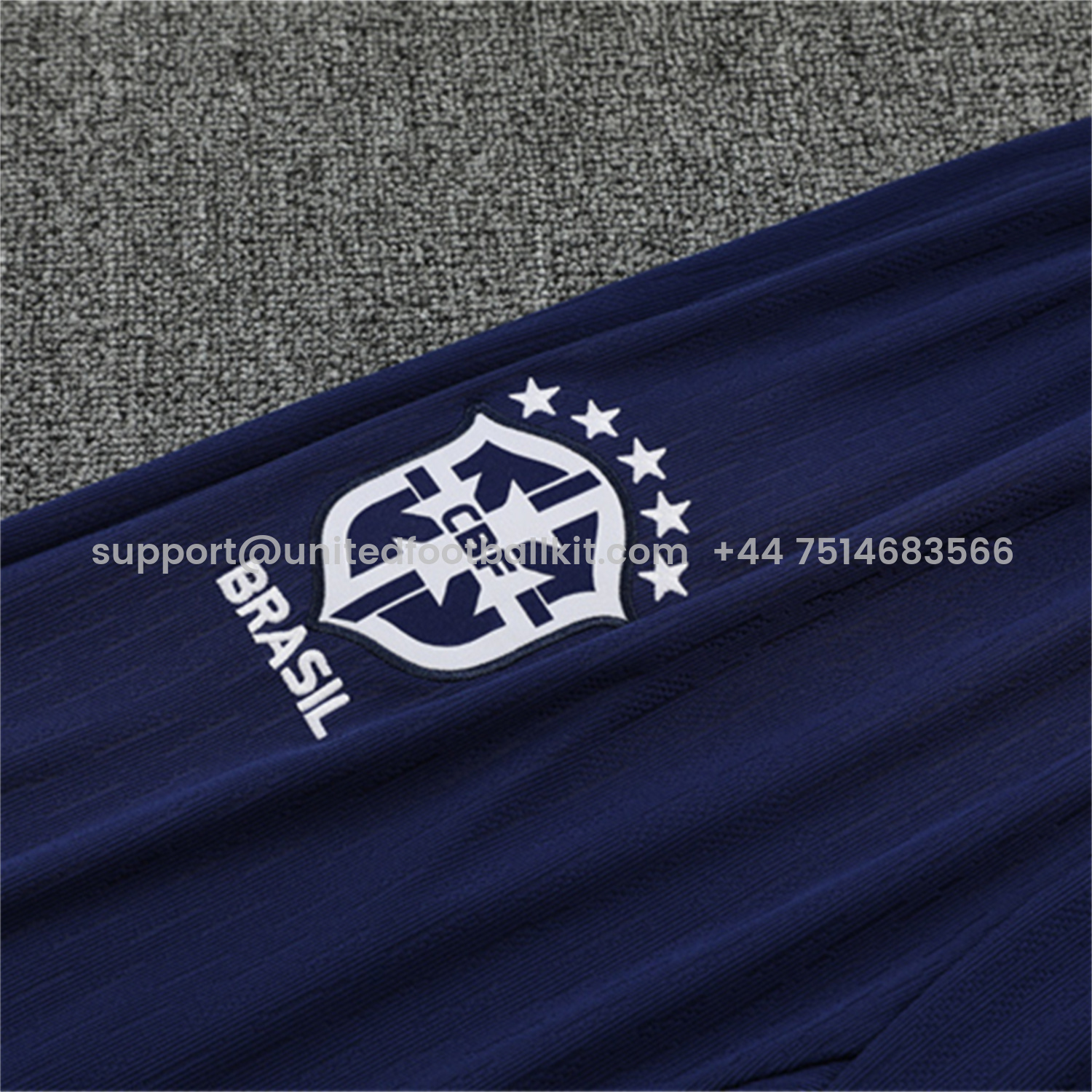 Unitedfootballkit.com | Brazil 25-26 Long Sleeve Training Set - Colorful Camouflage Top & Royal Blue Pants -Customize Name, Number and Patch | Worldwide Shipping