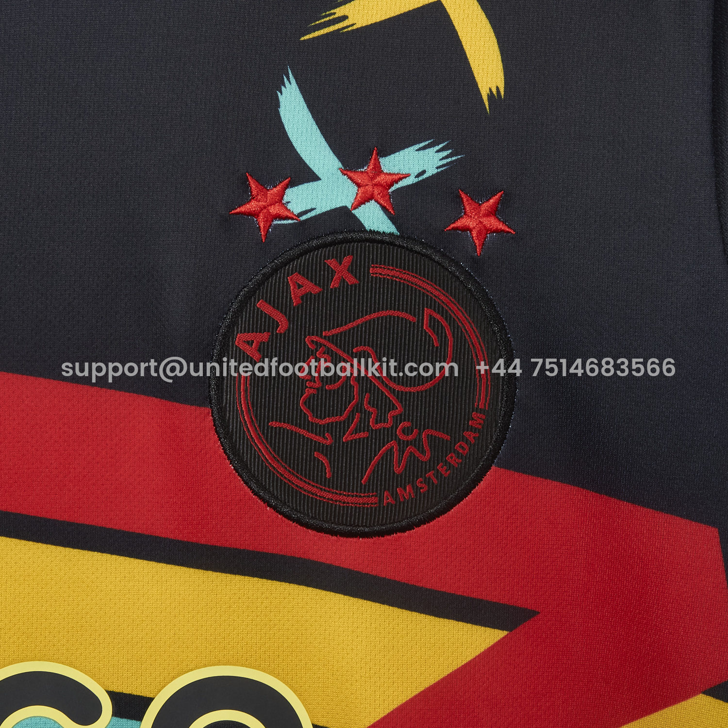 Unitedfootballkit.com | Ajax 25-26 Graffiti Special Jersey - Fans Version -Customize Name, Number and Patch | Worldwide Shipping