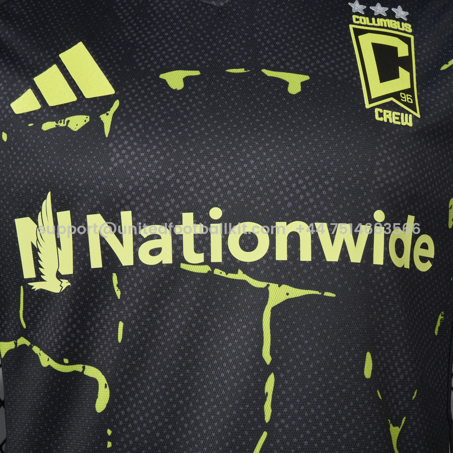 Unitedfootballkit.com | Columbus Crew 2025 Away Jersey - Player Version -Customize Name, Number and Patch | Worldwide Shipping