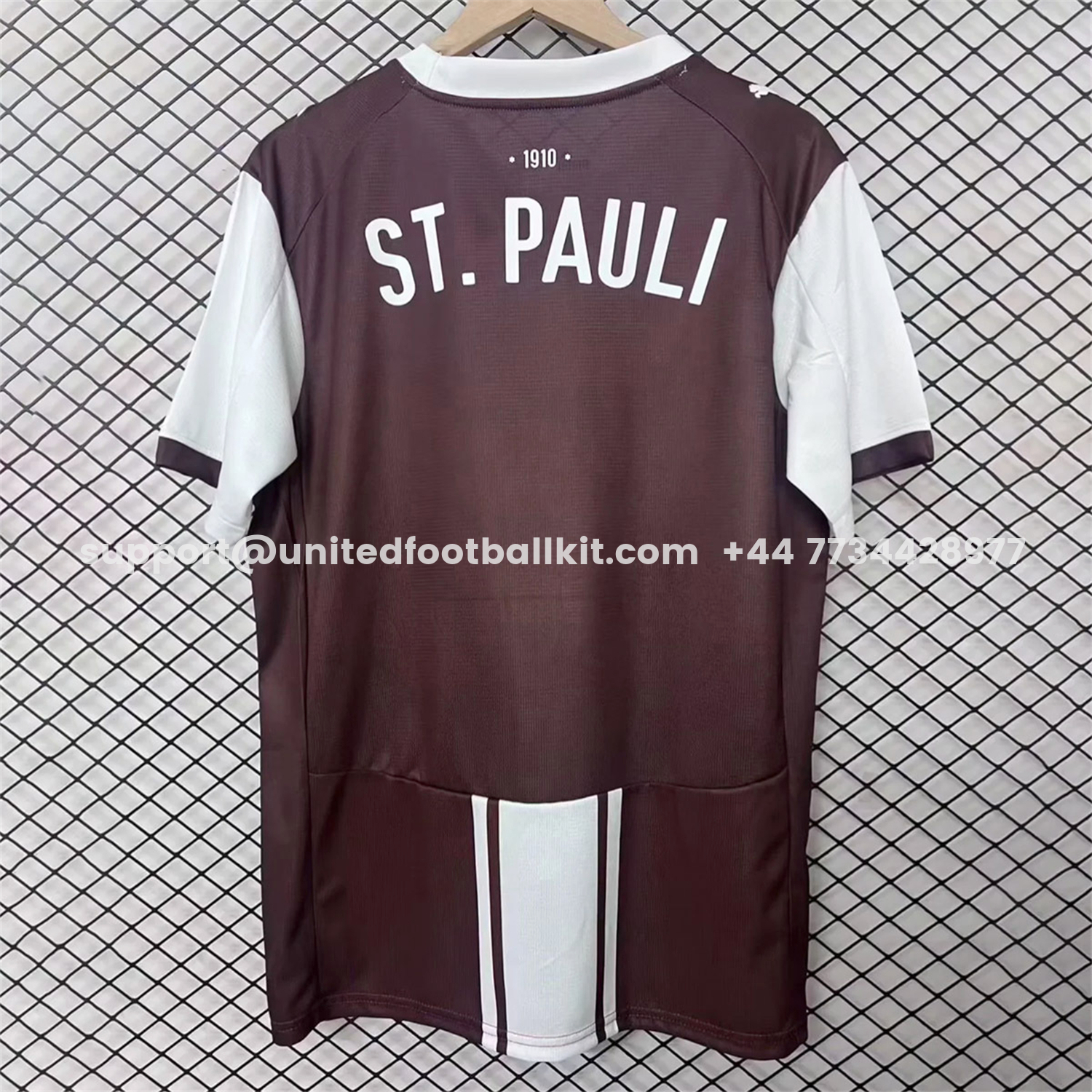 Unitedfootballkit.com | St. Pauli 25-26 Classic 1970s Design Special Jersey - Fans Version -Customize Name, Number and Patch | Worldwide Shipping