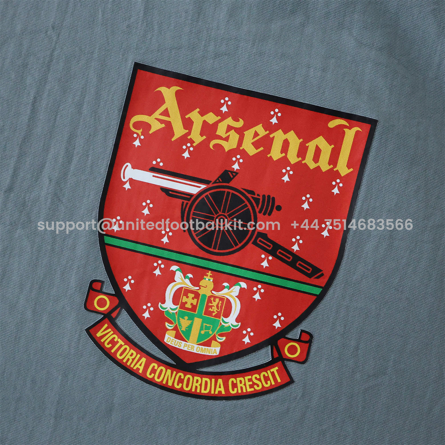 Unitedfootballkit.com | Retro Arsenal 1991-93 Away Double Sided Reversible Windbreaker - Yellow & Grey -Customize Name, Number and Patch | Worldwide Shipping