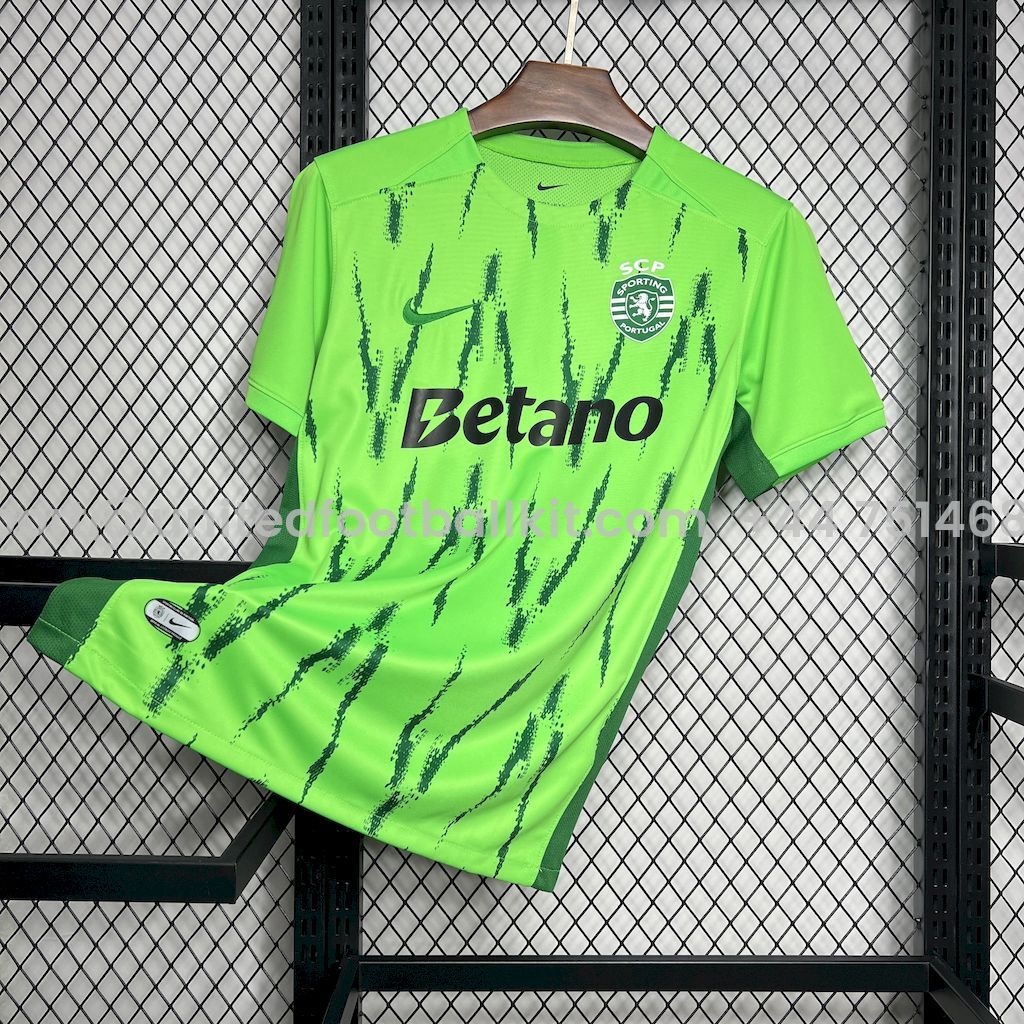 Unitedfootballkit.com | Sporting CP Portugal 24-25 Third Jersey - Fans Version -Customize Name, Number and Patch | Worldwide Shipping