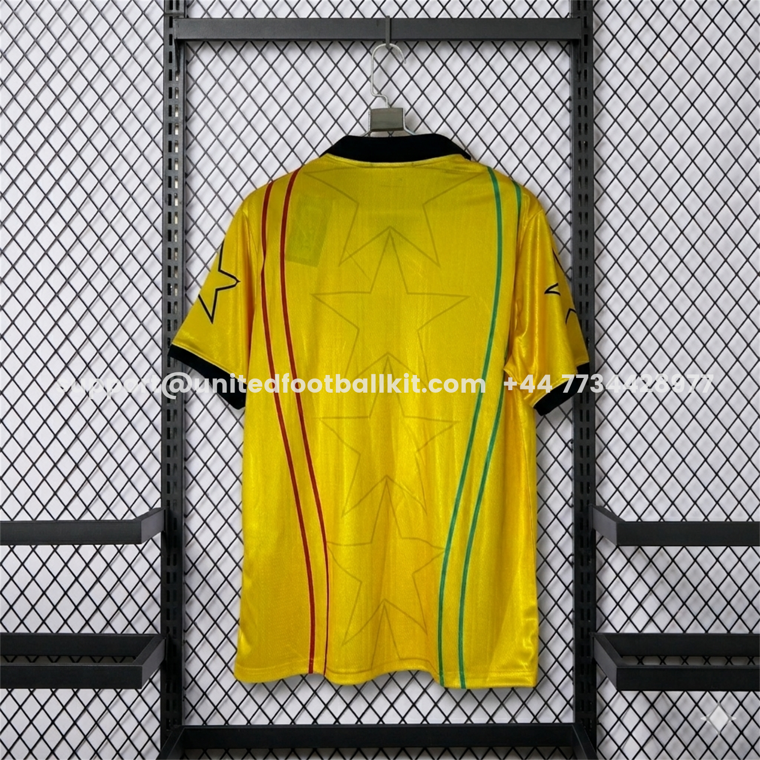 Unitedfootballkit.com | Ghana 2026 Black Star Yellow Special Jersey - Fans Version -Customize Name, Number and Patch | Worldwide Shipping