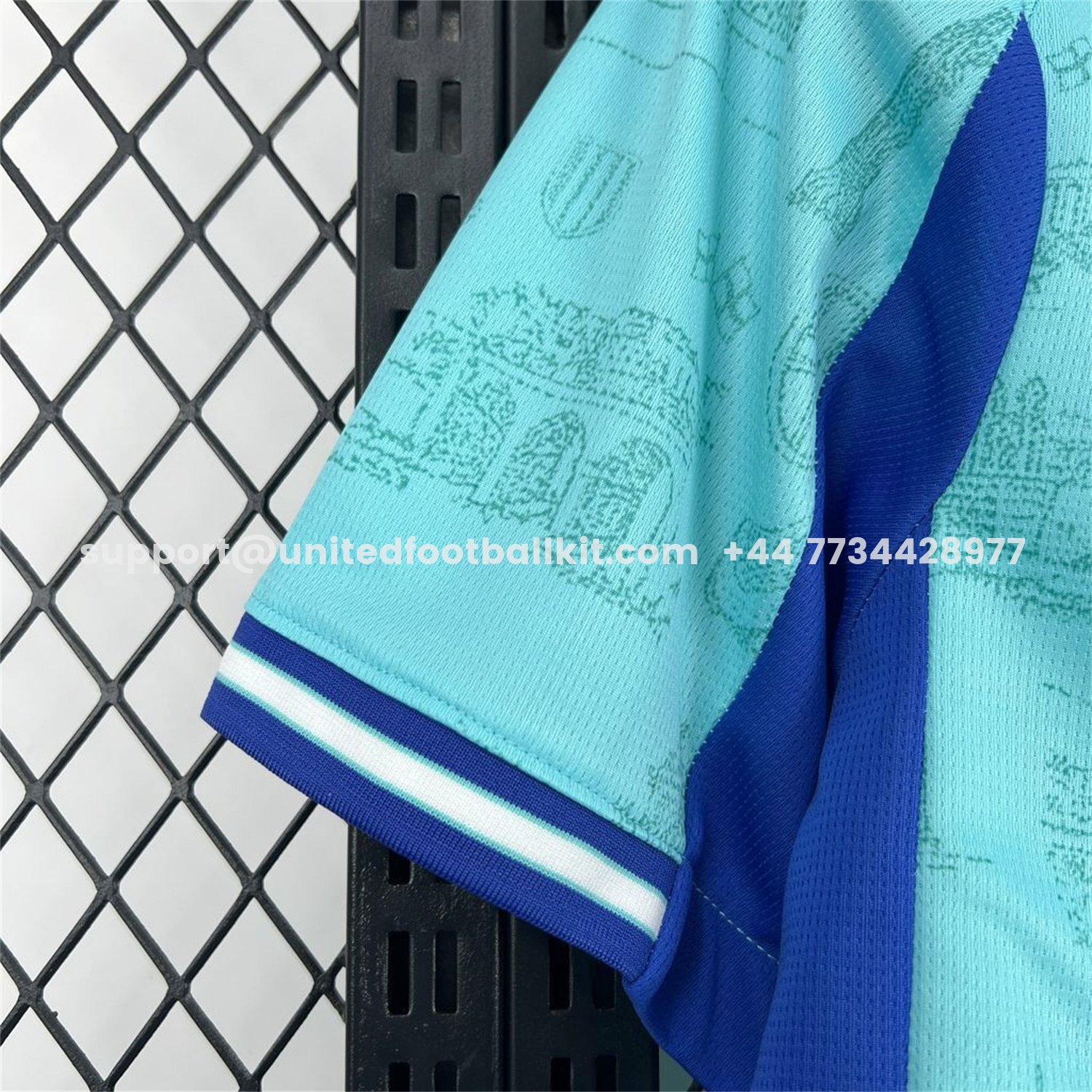 Unitedfootballkit.com | Marseille 25-26 Blue Goalkeeper Jersey - Fans Version -Customize Name, Number and Patch | Worldwide Shipping