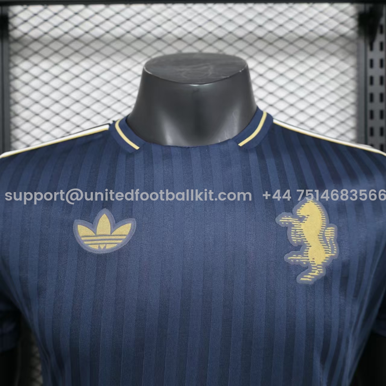 Unitedfootballkit.com | Juventus 2025 Royal Blue Icon Retro Jersey - Player Version -Customize Name, Number and Patch | Worldwide Shipping