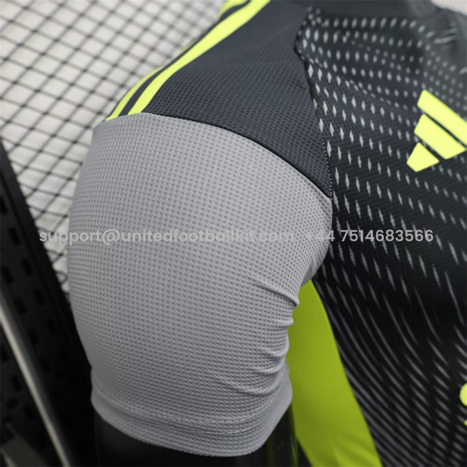 Unitedfootballkit.com | Manchester United 25-26 Black Grey Goalkeeper Jersey - Player Version -Customize Name, Number and Patch | Worldwide Shipping