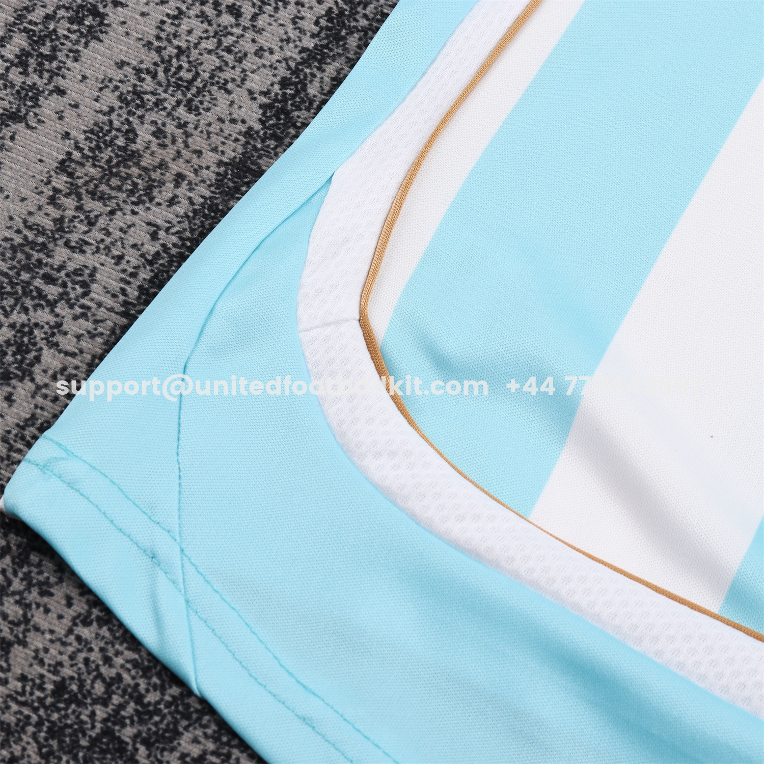 Unitedfootballkit.com | Retro Argentina 2006 Home Kids Kit -Customize Name, Number and Patch | Worldwide Shipping