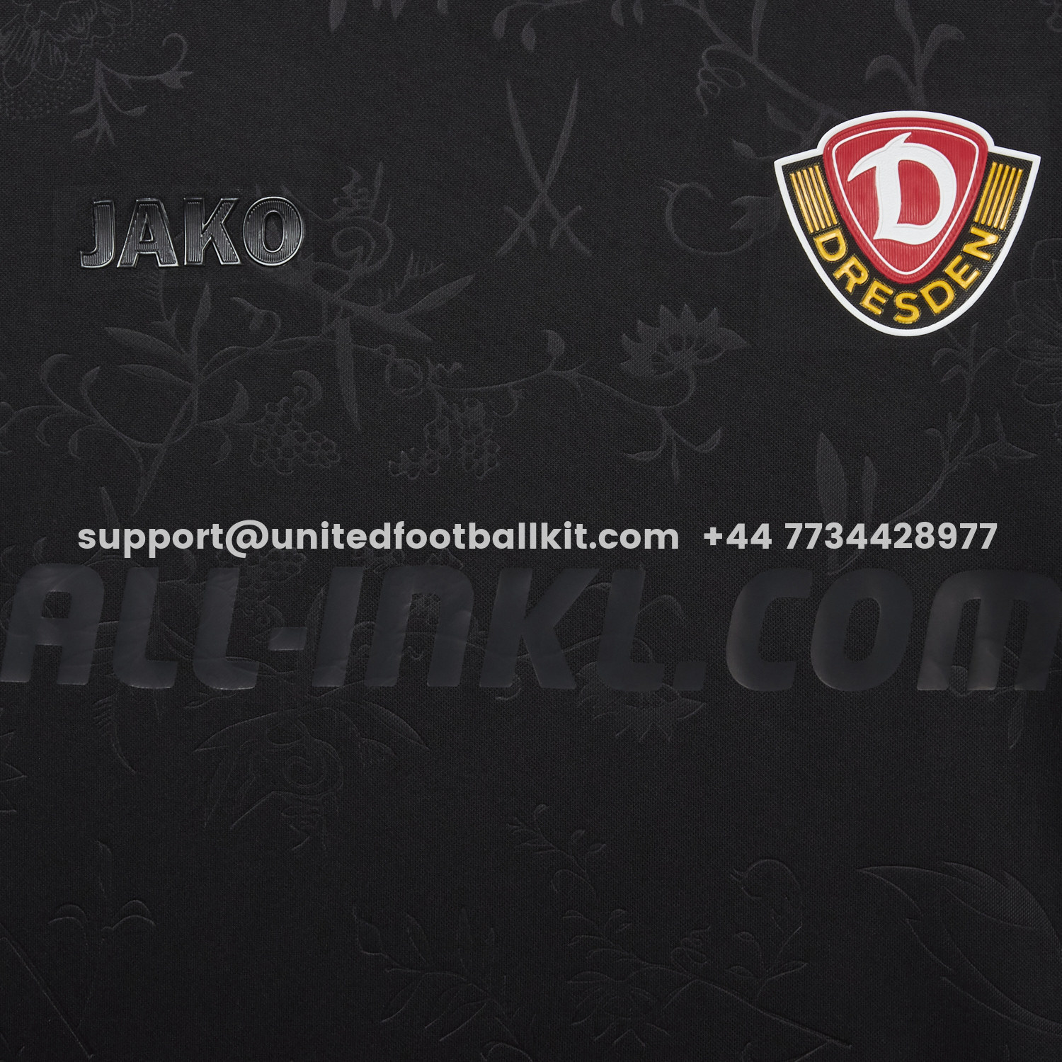 Unitedfootballkit.com | Dynamo Dresden 25-26 Black Special Jersey - Fans Version -Customize Name, Number and Patch | Worldwide Shipping