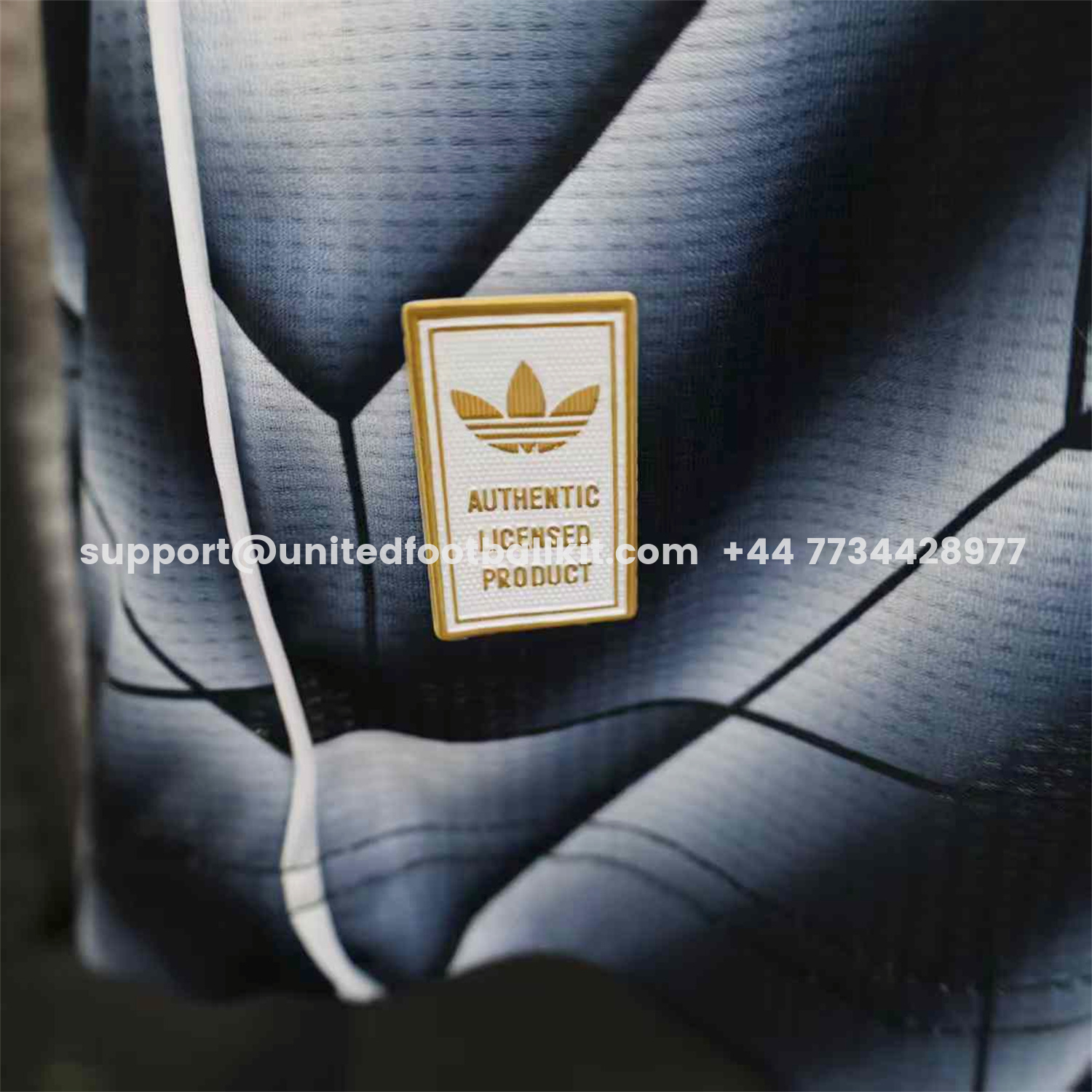 Unitedfootballkit.com | Real Madrid 25-26 Refracted Black Light White Special Jersey - Player Version -Customize Name, Number and Patch | Worldwide Shipping