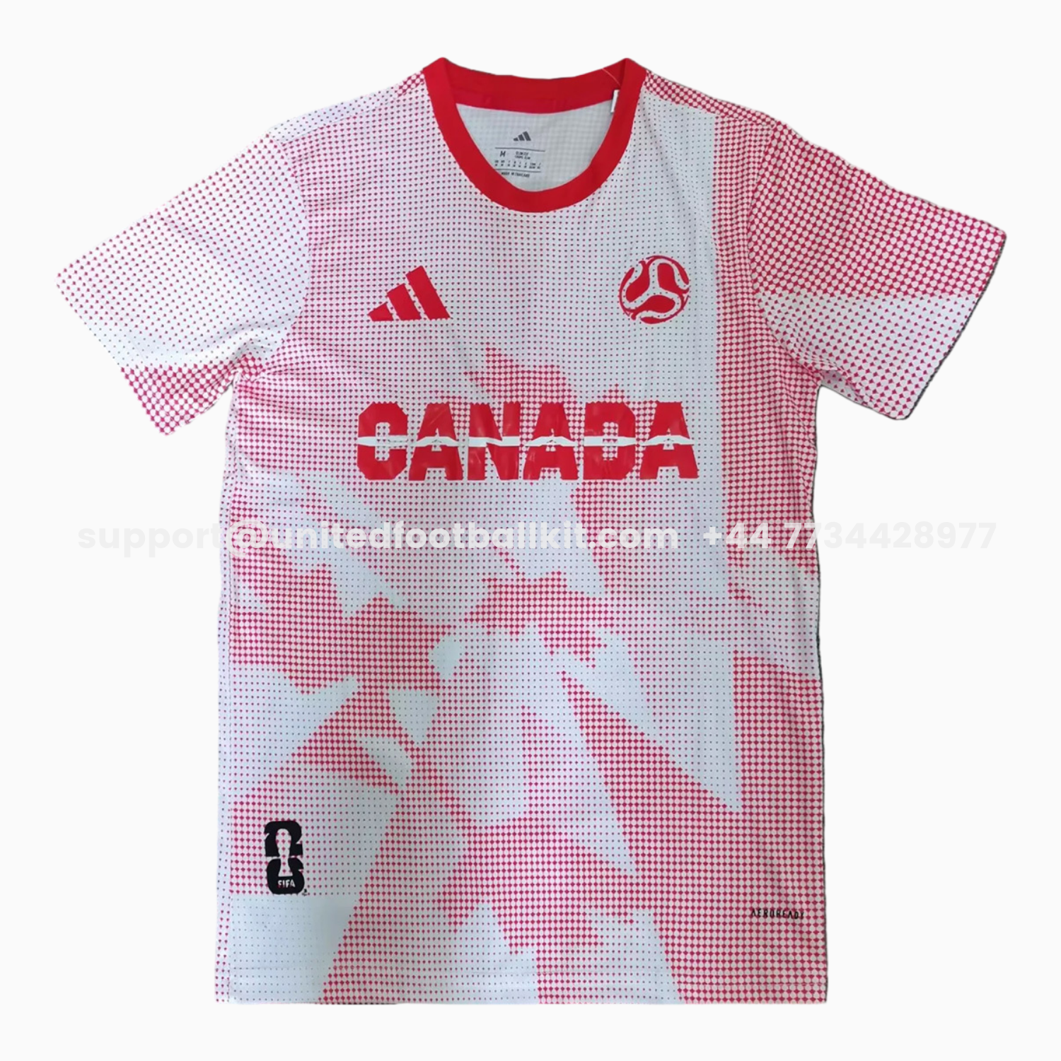 Unitedfootballkit.com | Canada 25-26 World Cup Promotion Red Jersey - Fans Version -Customize Name, Number and Patch | Worldwide Shipping