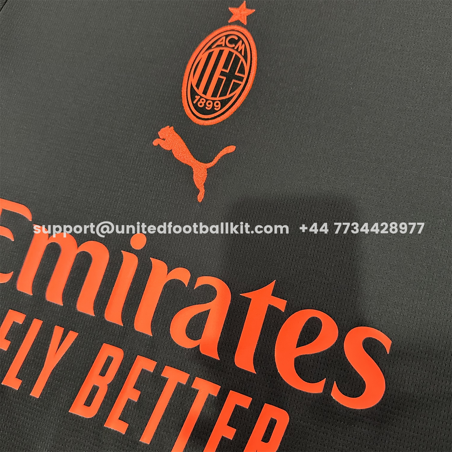 Unitedfootballkit.com | AC Milan 26-27 Third Black Jersey - Fans Version -Customize Name, Number and Patch | Worldwide Shipping