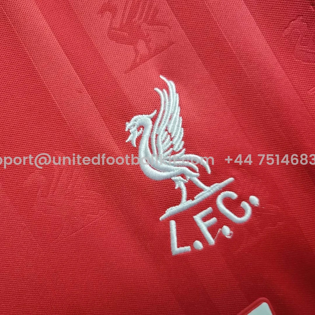 Unitedfootballkit.com | Retro Liver.pool 1986-87 Home Stadium Jersey -Customize Name, Number and Patch | Worldwide Shipping