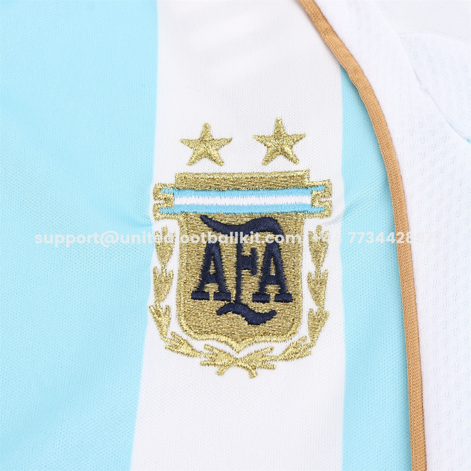 Unitedfootballkit.com | Retro Argentina 2006 Home Kids Kit -Customize Name, Number and Patch | Worldwide Shipping