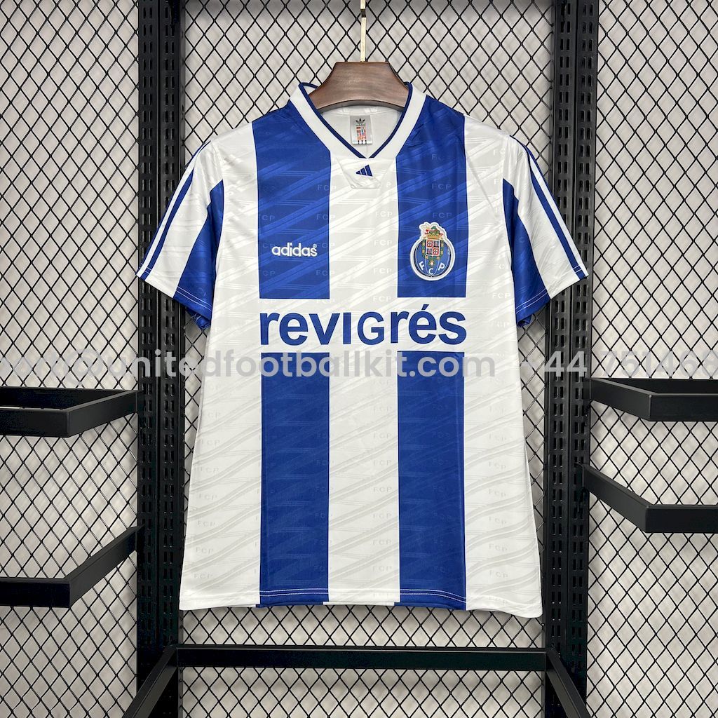 Unitedfootballkit.com | Retro Porto 1994-95 Home Stadium Jersey -Customize Name, Number and Patch | Worldwide Shipping
