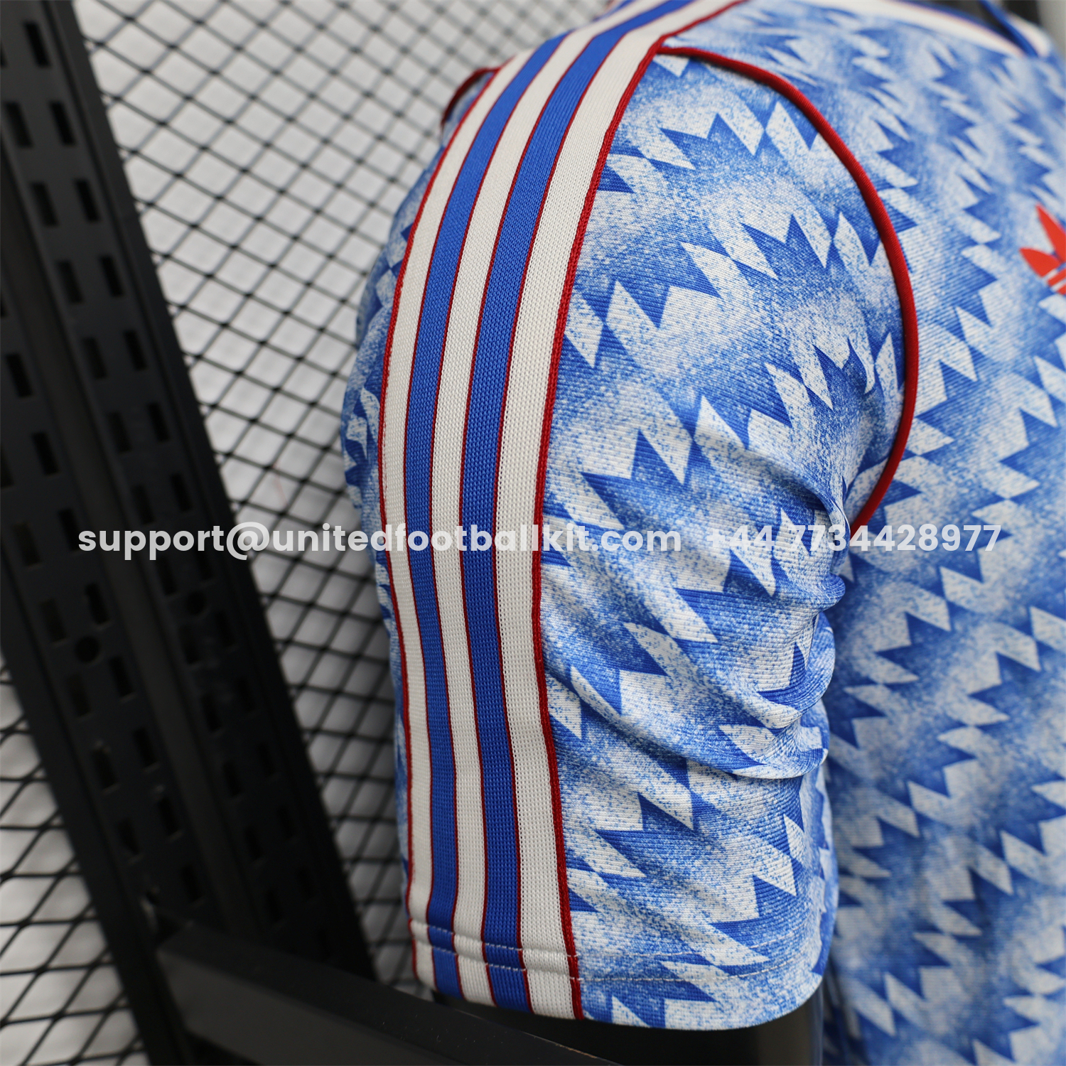 Unitedfootballkit.com | Manchester United 26-27 Terrace Icon Retro Casual Style Blue Jersey - Player Version -Customize Name, Number and Patch | Worldwide Shipping