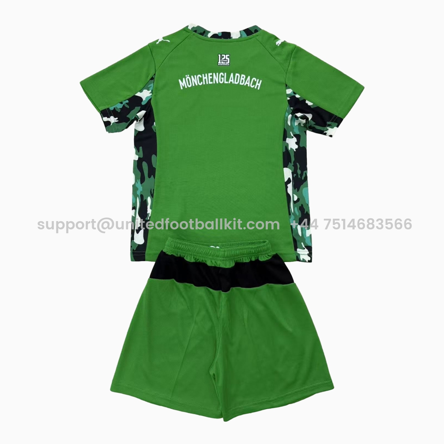 Unitedfootballkit.com | Borussia Mönchengladbach 25-26 Away Men's Adult Jersey Set - Fans Version -Customize Name, Number and Patch | Worldwide Shipping