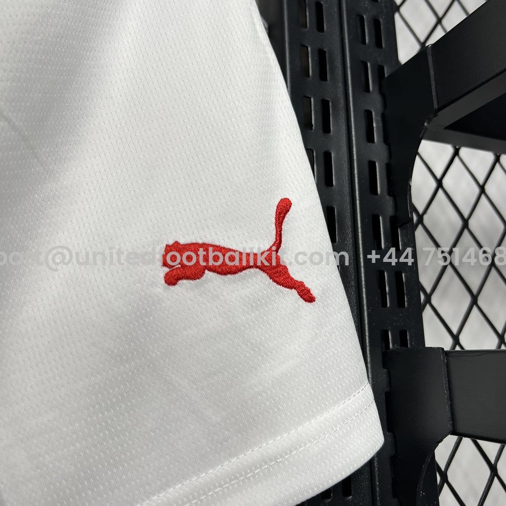 Unitedfootballkit.com | AC Milan 24-25 Home Shorts - Fans Version -Customize Name, Number and Patch | Worldwide Shipping