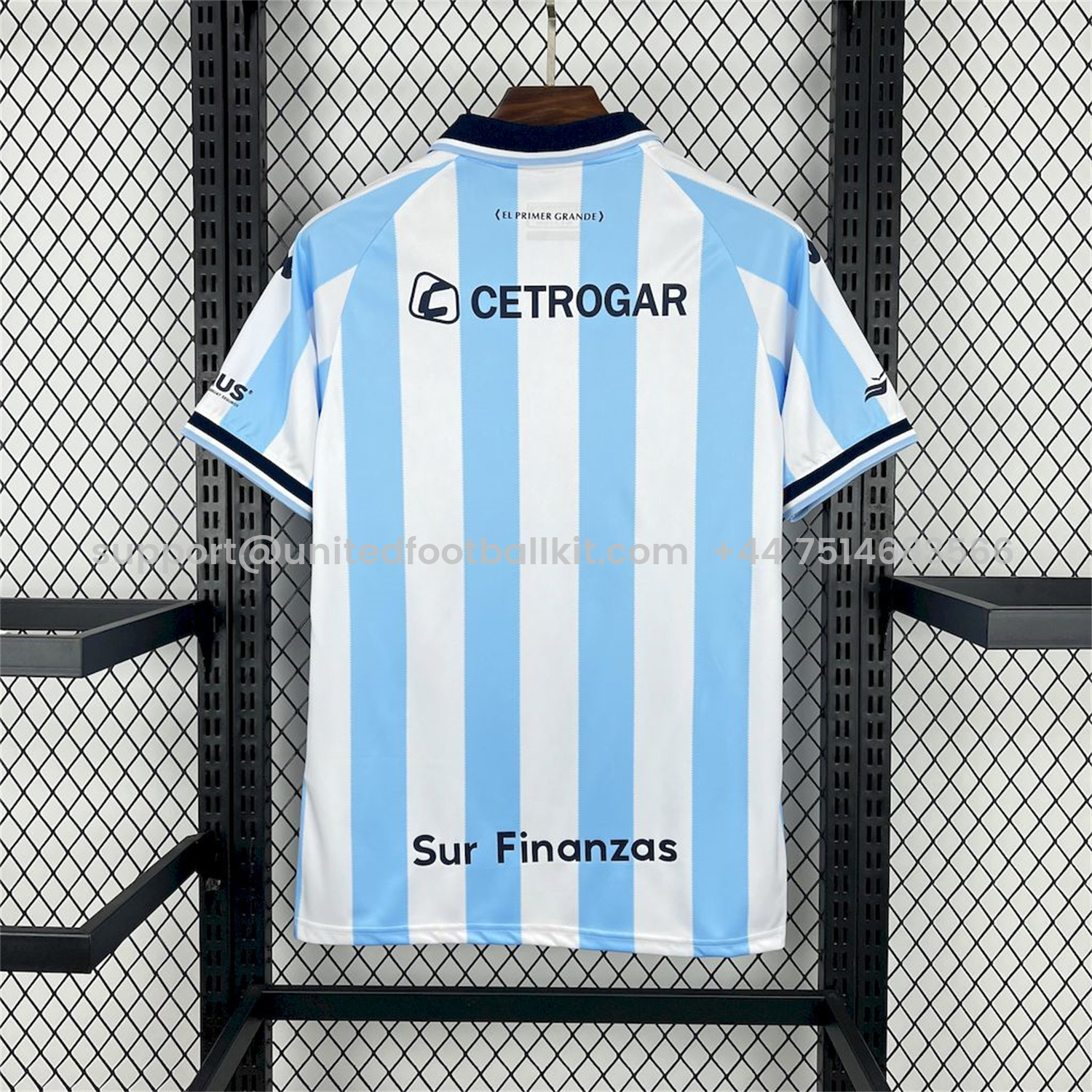 Unitedfootballkit.com | Racing Club de Avellaneda 25-26 Home Jersey - Fans Version -Customize Name, Number and Patch | Worldwide Shipping