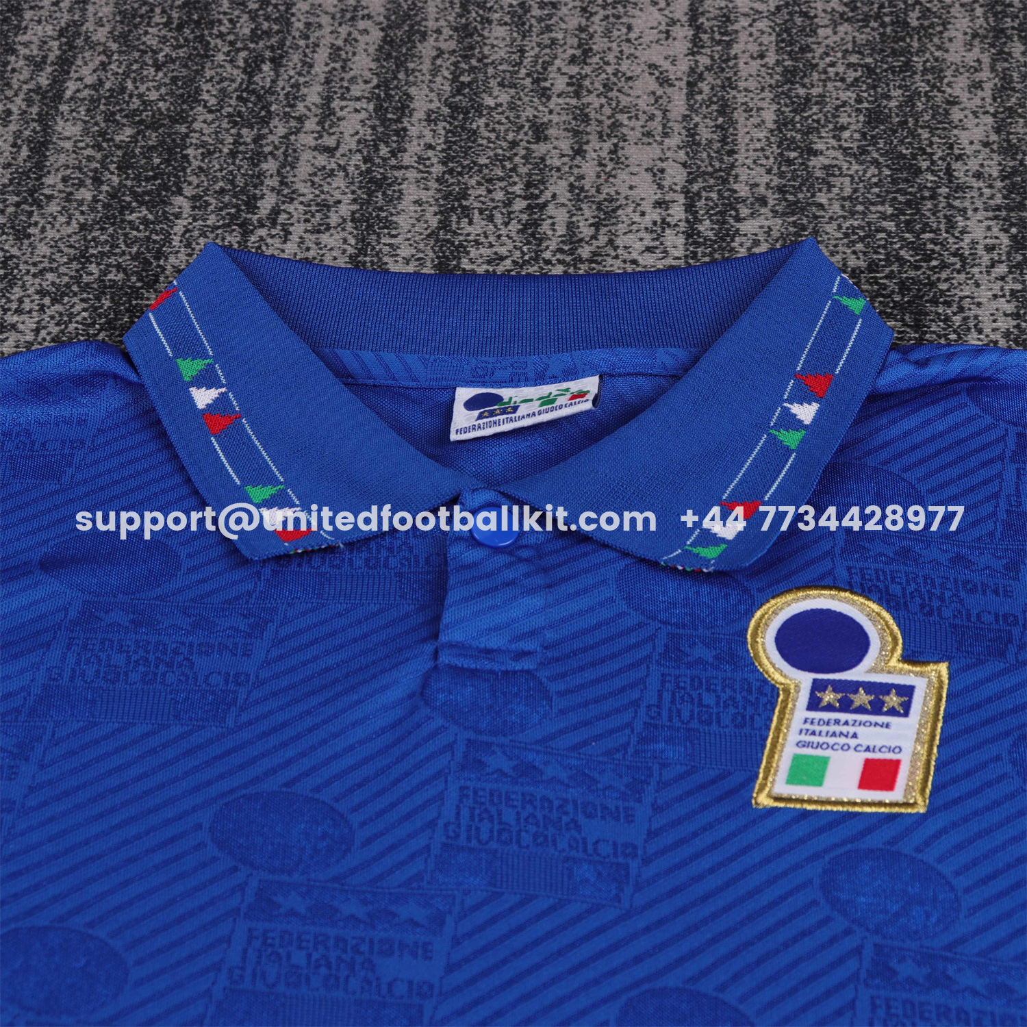 Unitedfootballkit.com | Retro Italy 1994 Home Kids Kit -Customize Name, Number and Patch | Worldwide Shipping