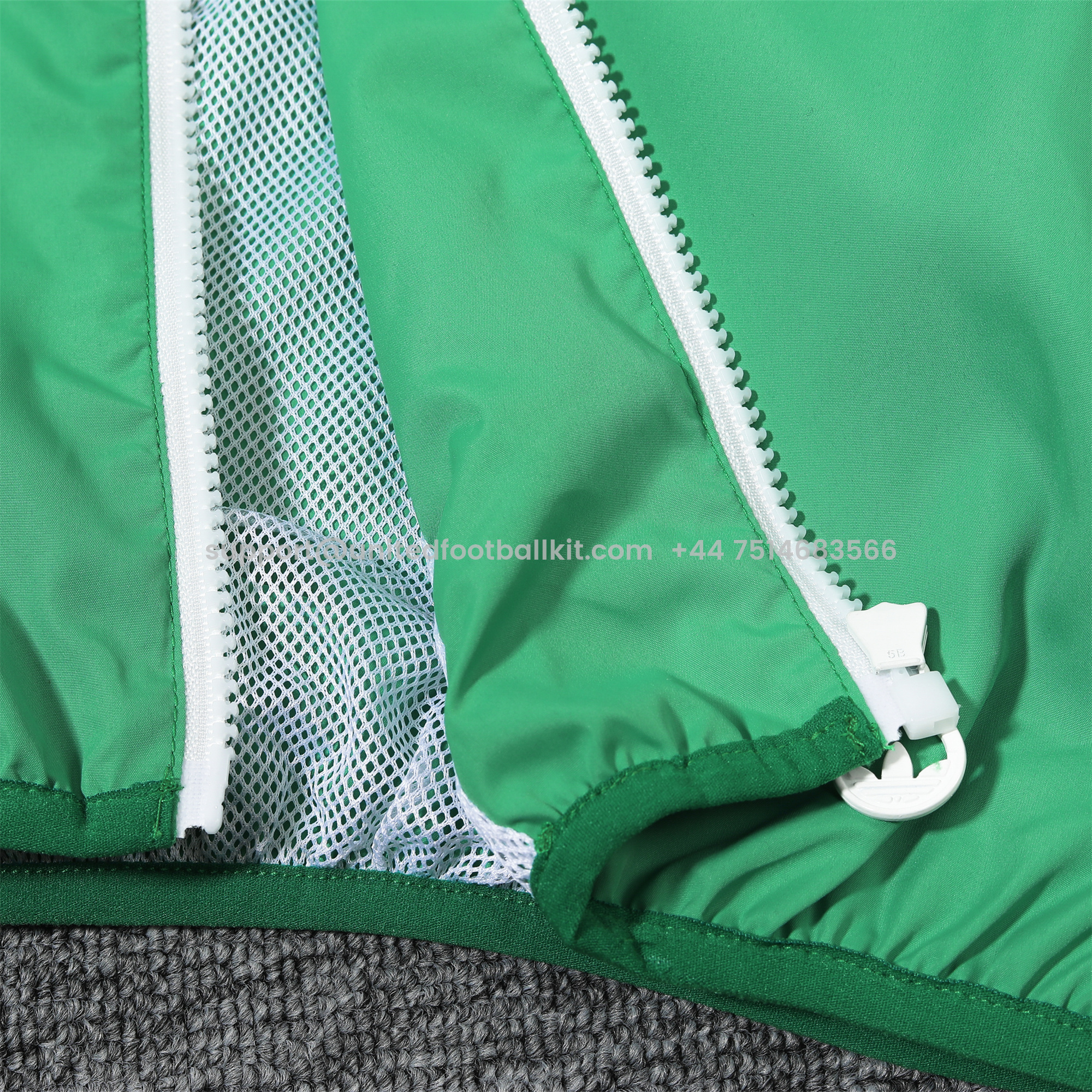 Unitedfootballkit.com | Mexico 2024 National Team Anthem Green Hooded Windbreaker - Player Version -Customize Name, Number and Patch | Worldwide Shipping