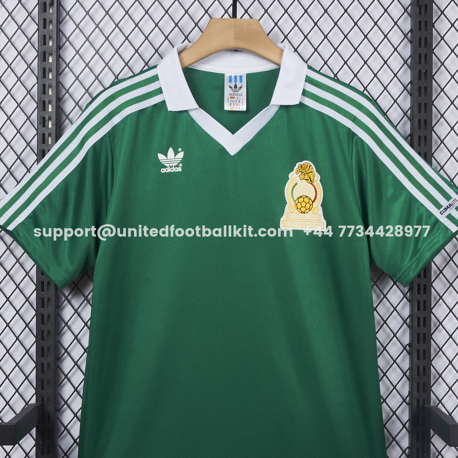 Unitedfootballkit.com | Retro Mexico 1986 Home Jersey - Fans Version -Customize Name, Number and Patch | Worldwide Shipping