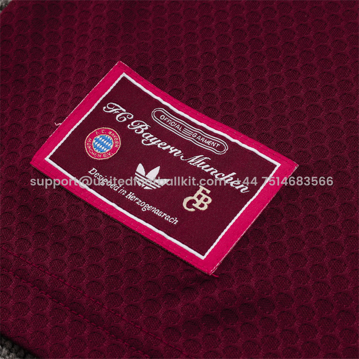 Unitedfootballkit.com | Bayern Munich 25-26 POLO Short-Sleeve Training Set - Deep Red Top and Pants -Customize Name, Number and Patch | Worldwide Shipping