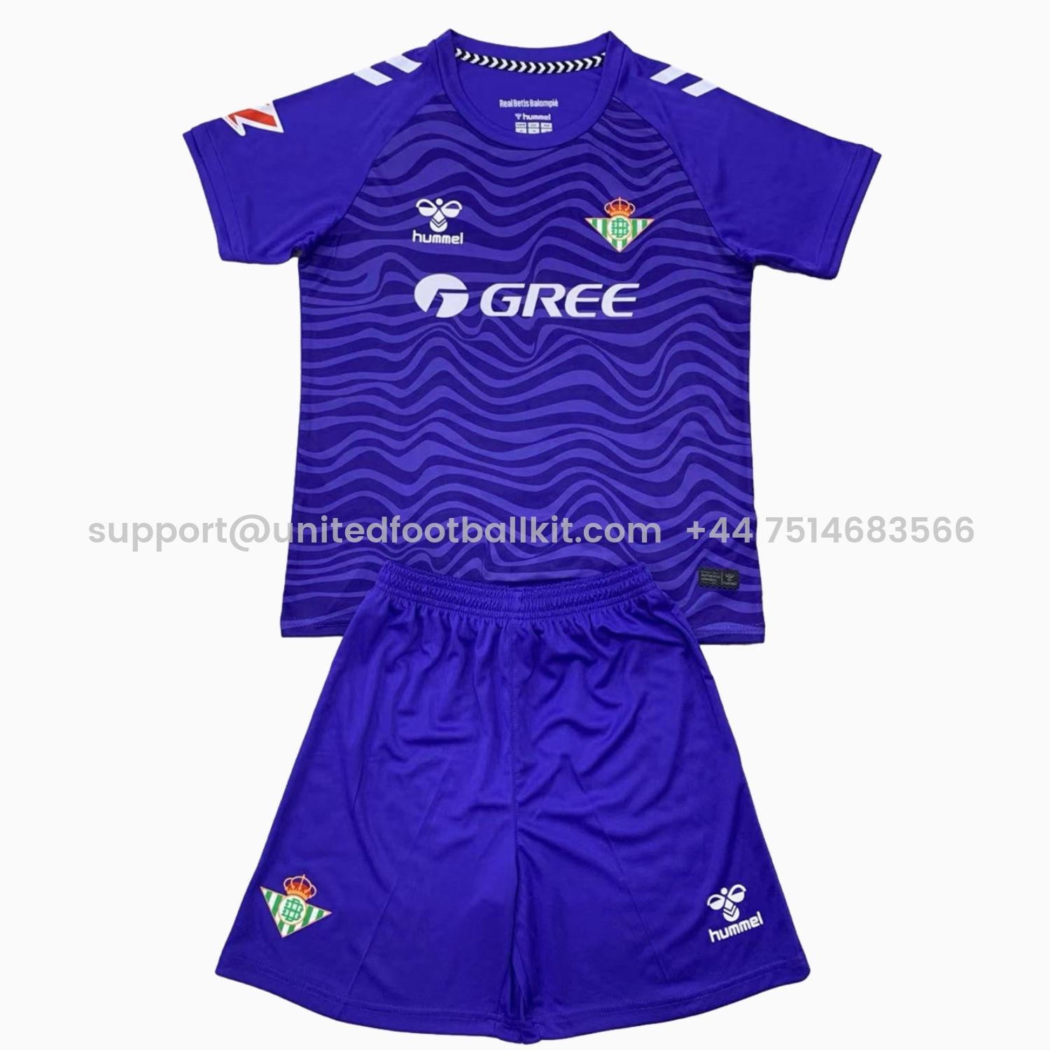 Unitedfootballkit.com | Real Betis 24-25 Purple Goalkeeper Men's Adult Jersey Set - Fans Version -Customize Name, Number and Patch | Worldwide Shipping