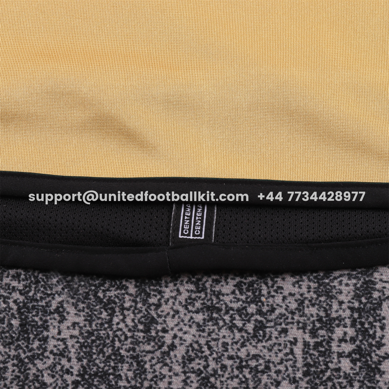 Unitedfootballkit.com | Retro Manchester United 2001-02 100th Centery Kids Kit - Yellow -Customize Name, Number and Patch | Worldwide Shipping