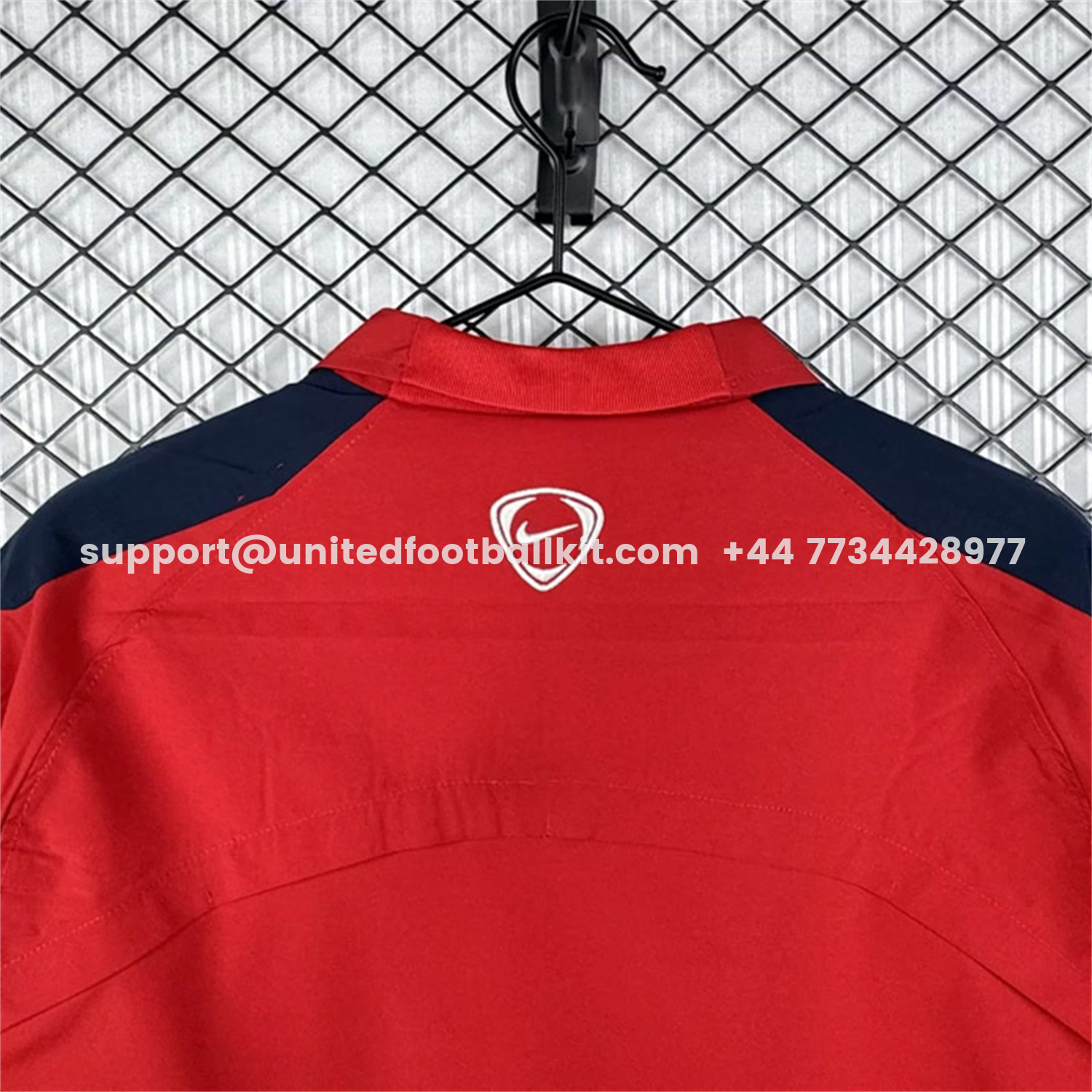 Unitedfootballkit.com | Retro Arsenal 2004-05 Home Windbreaker Jacket - Red -Customize Name, Number and Patch | Worldwide Shipping