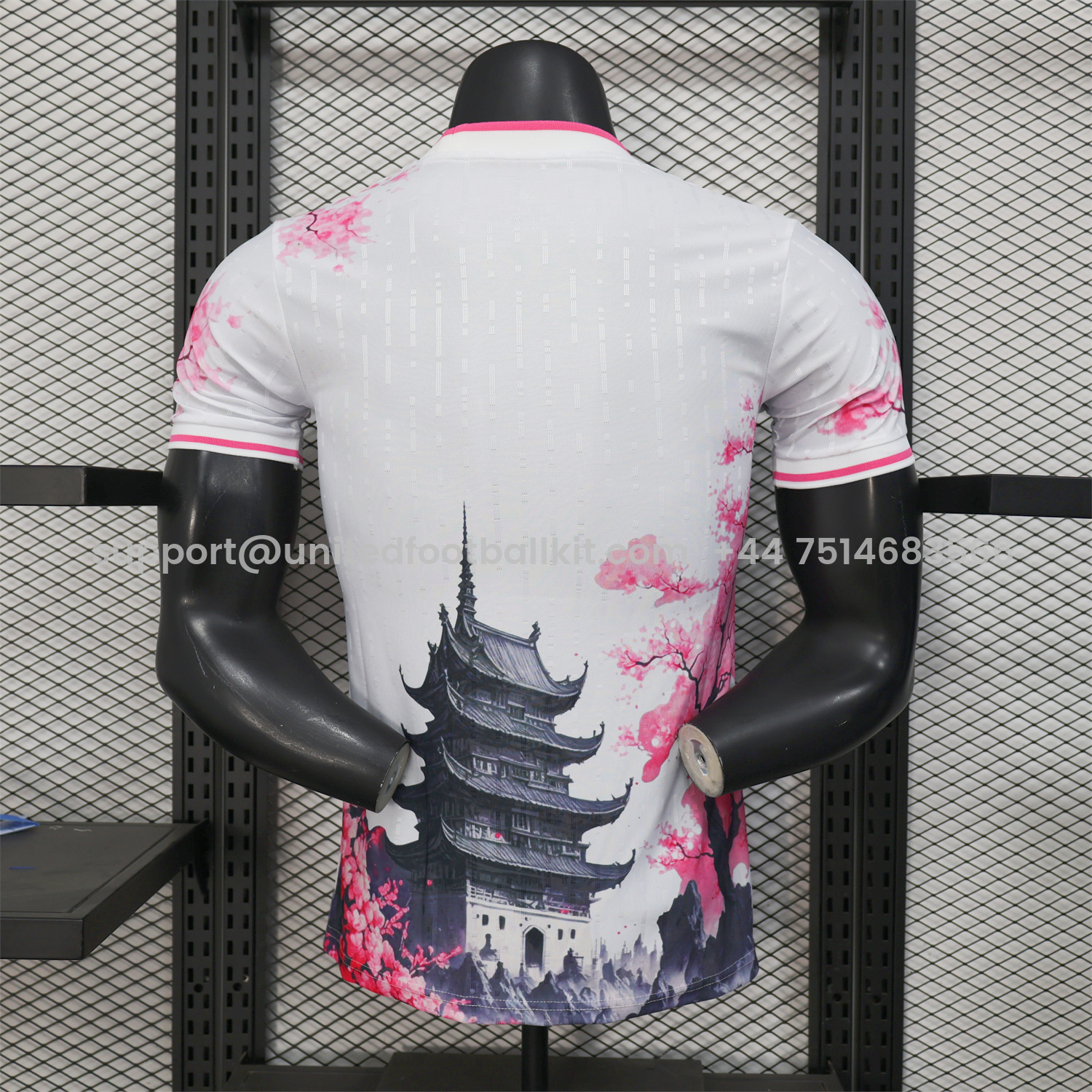 Unitedfootballkit.com | Japan 25-26 Black Dragon & Tower White Special Edition Jersey - Player Version -Customize Name, Number and Patch | Worldwide Shipping