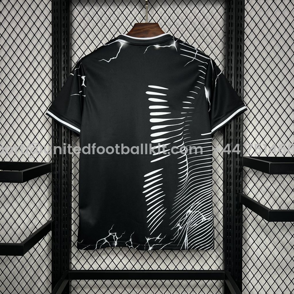 Unitedfootballkit.com | Real Madrid 24-25 Black Leopard Jersey - Fans Version -Customize Name, Number and Patch | Worldwide Shipping