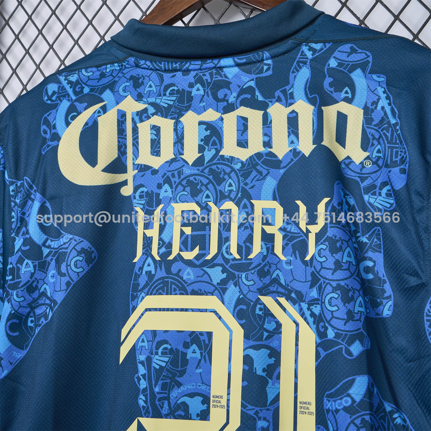 Unitedfootballkit.com | 【NEW】Club América 24-25 Away Jersey - Fans Version -Customize Name, Number and Patch | Worldwide Shipping