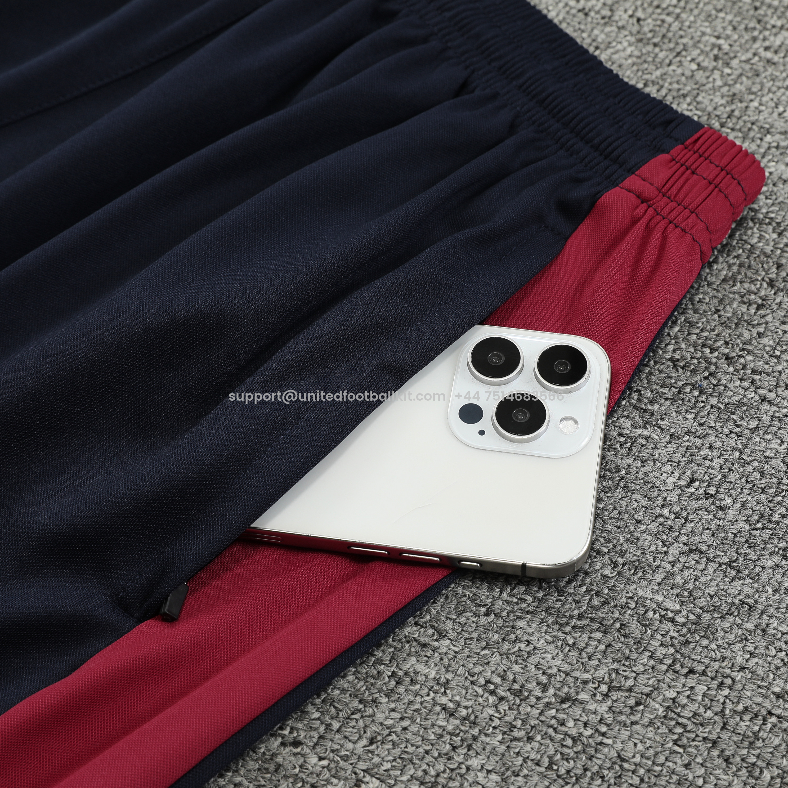 Unitedfootballkit.com | Barcelona 24-25 Short-Sleeve Training Set - Orange Top & Black Shorts -Customize Name, Number and Patch | Worldwide Shipping