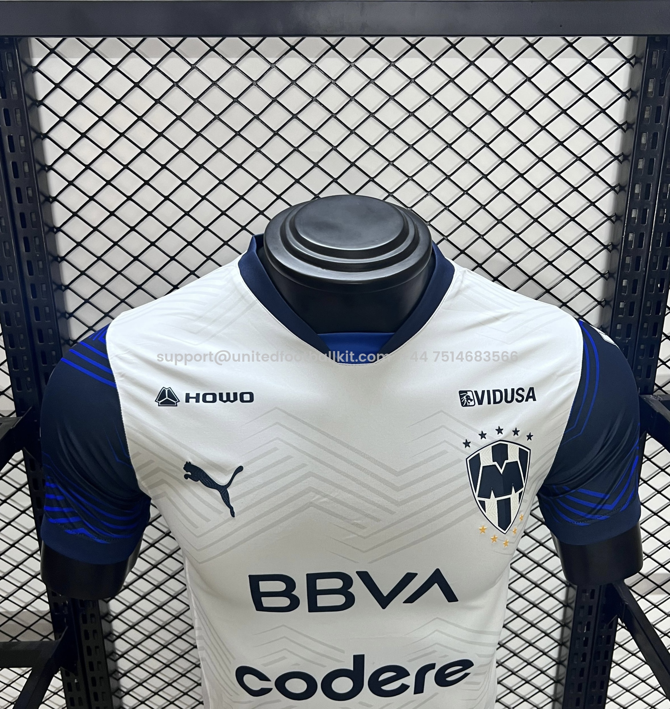 Unitedfootballkit.com | Rayados Monterrey 24-25 Away Jersey - Player Version -Customize Name, Number and Patch | Worldwide Shipping