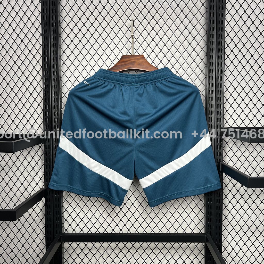 Unitedfootballkit.com | Marseille 24-25 Away Shorts - Fans Version -Customize Name, Number and Patch | Worldwide Shipping