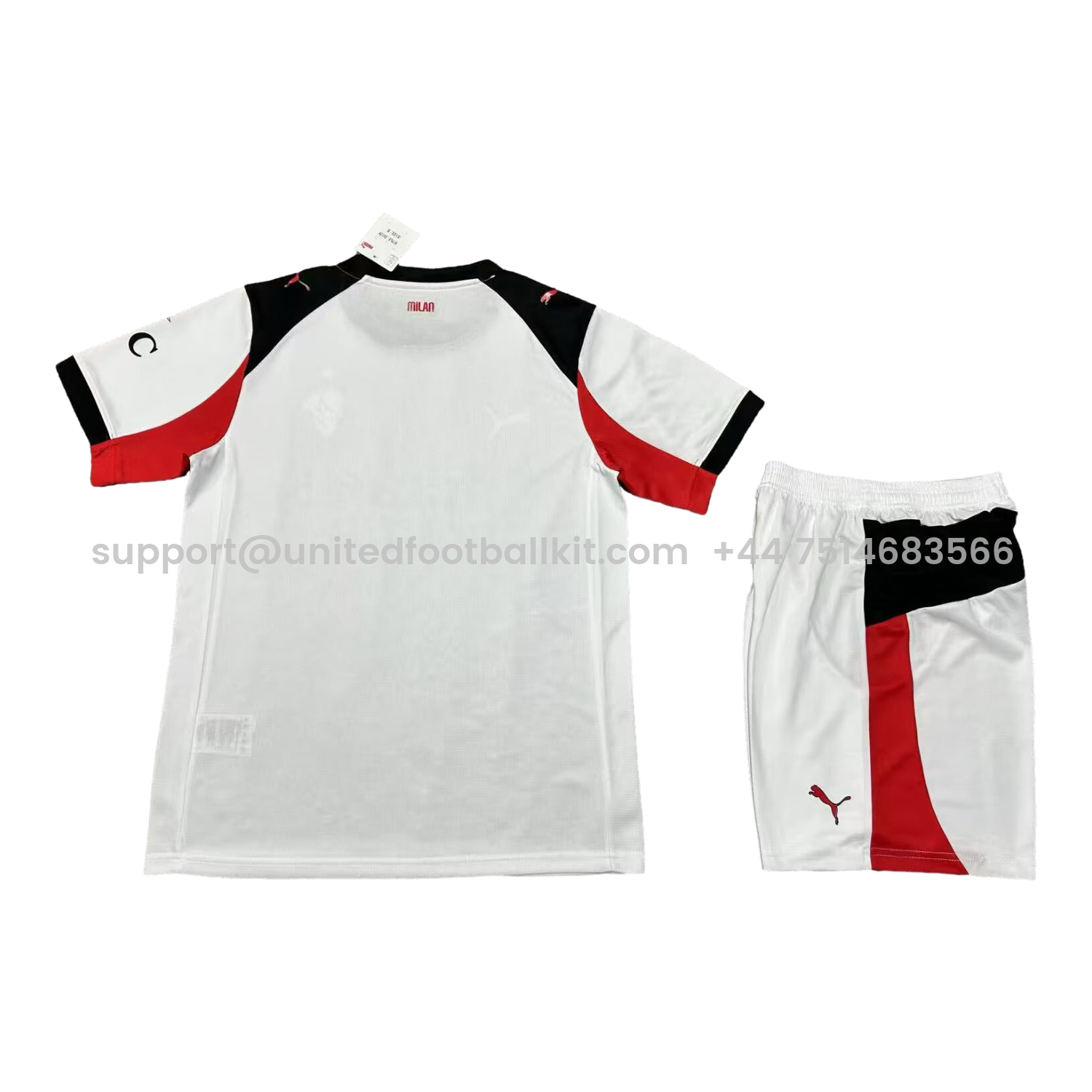 Unitedfootballkit.com | AC Milan 25-26 Away Men's Adult Jersey Set - Fans Version -Customize Name, Number and Patch | Worldwide Shipping