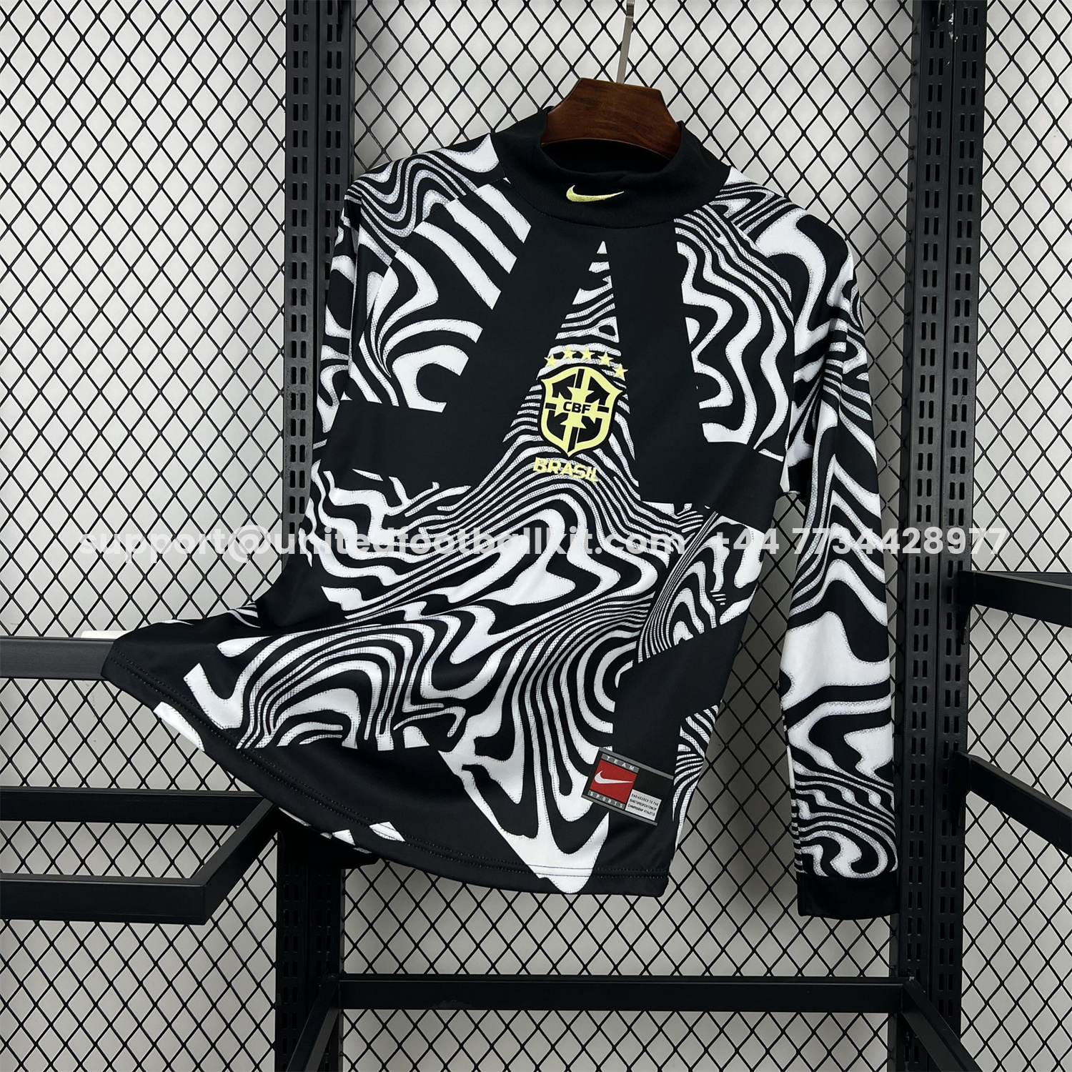 Unitedfootballkit.com | Brazil 2026 Hollywood Goalkeeper Special Long Sleeves Jersey - Fans Version -Customize Name, Number and Patch | Worldwide Shipping