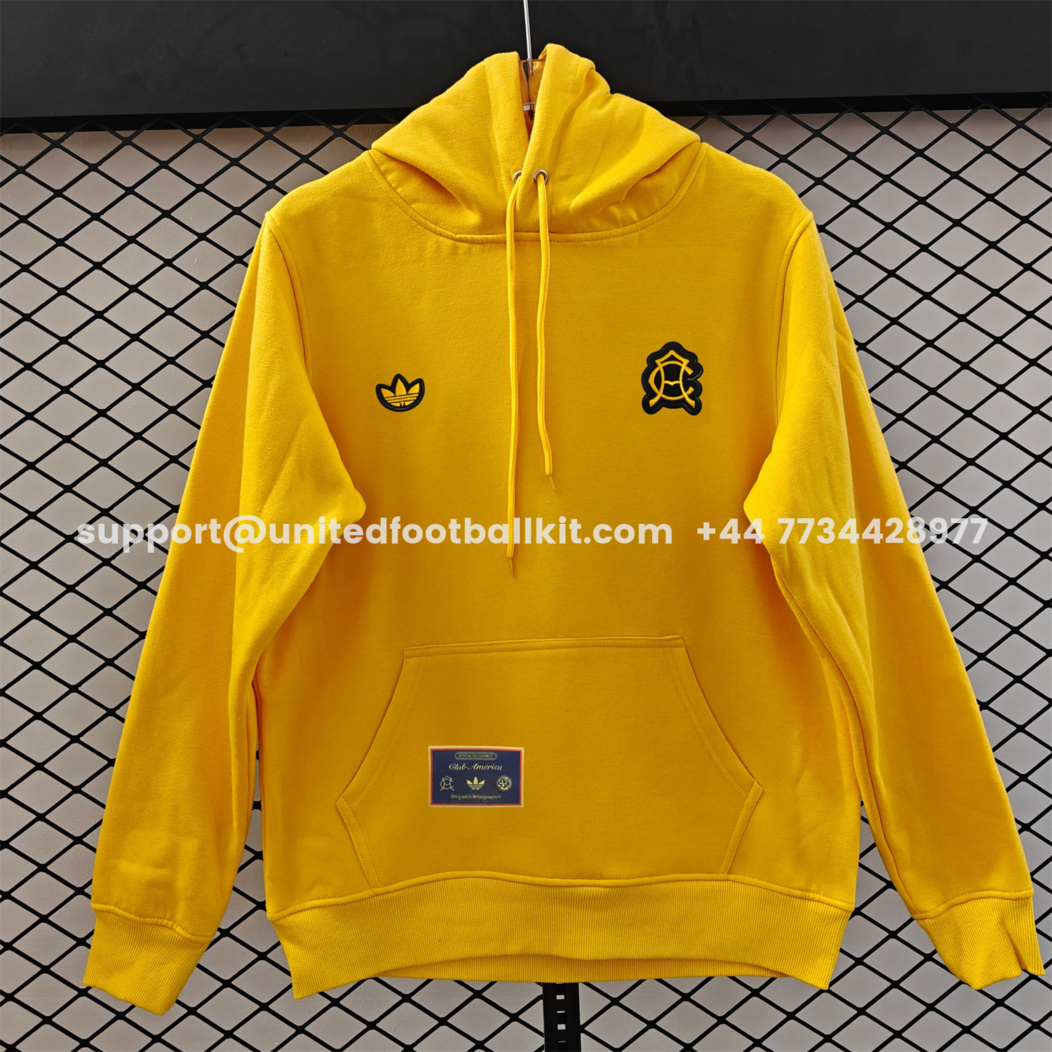 Unitedfootballkit.com | Club América 25-26 Originals Terrace Icon Unisex Pullover Hoodie -Customize Name, Number and Patch | Worldwide Shipping