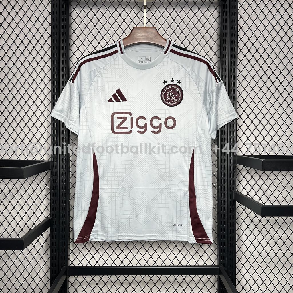 Unitedfootballkit.com | Ajax 24-25 Third Jersey - Fans Version -Customize Name, Number and Patch | Worldwide Shipping