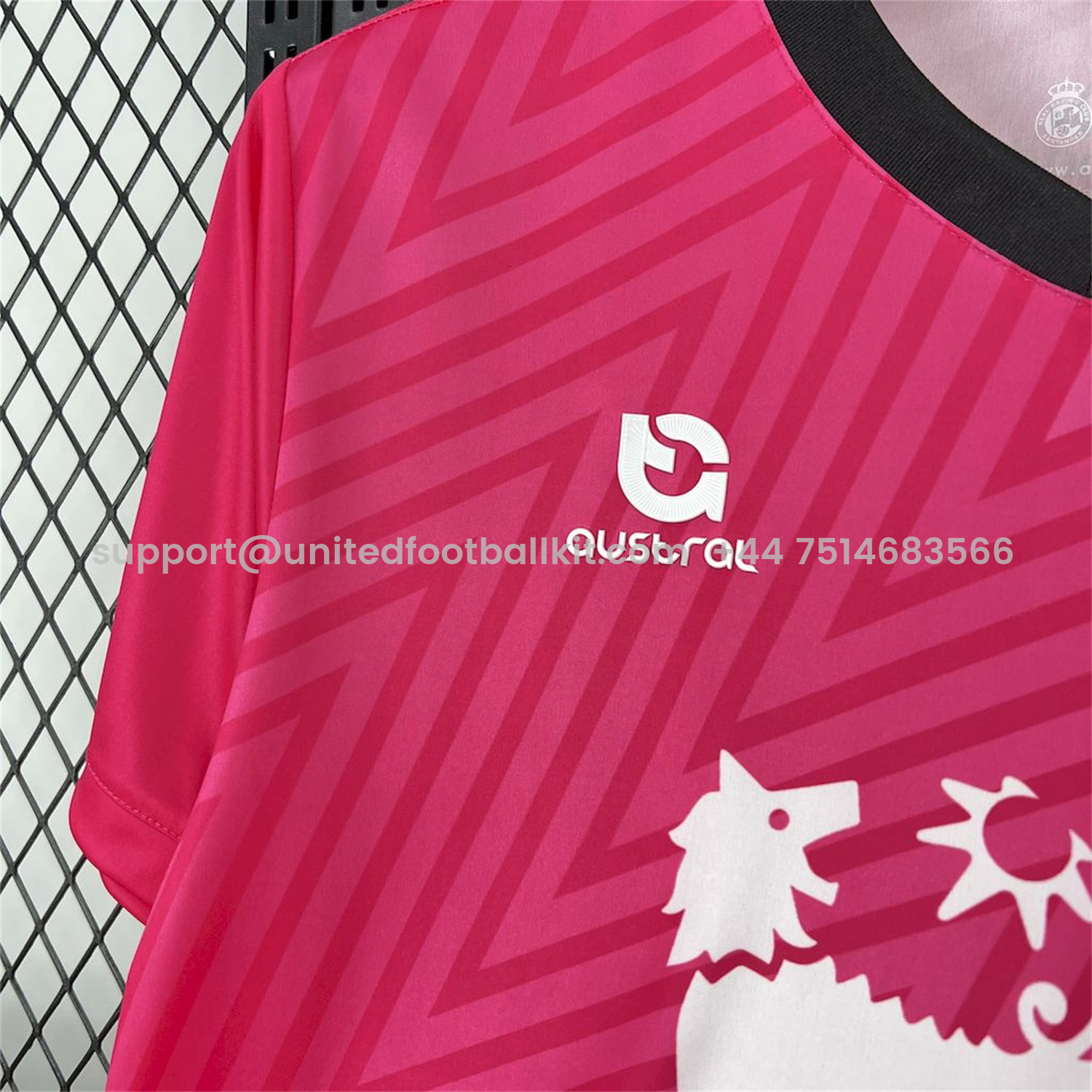 Unitedfootballkit.com | Racing de Santander 24-25 Pink Goalkeeper Jersey - Fans Version -Customize Name, Number and Patch | Worldwide Shipping